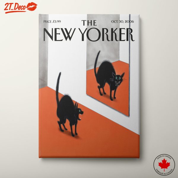 Black Cat Illustration from The New Yorker