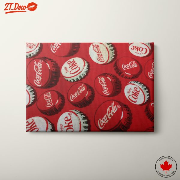 Vintage Coca-Cola Bottle Caps Art