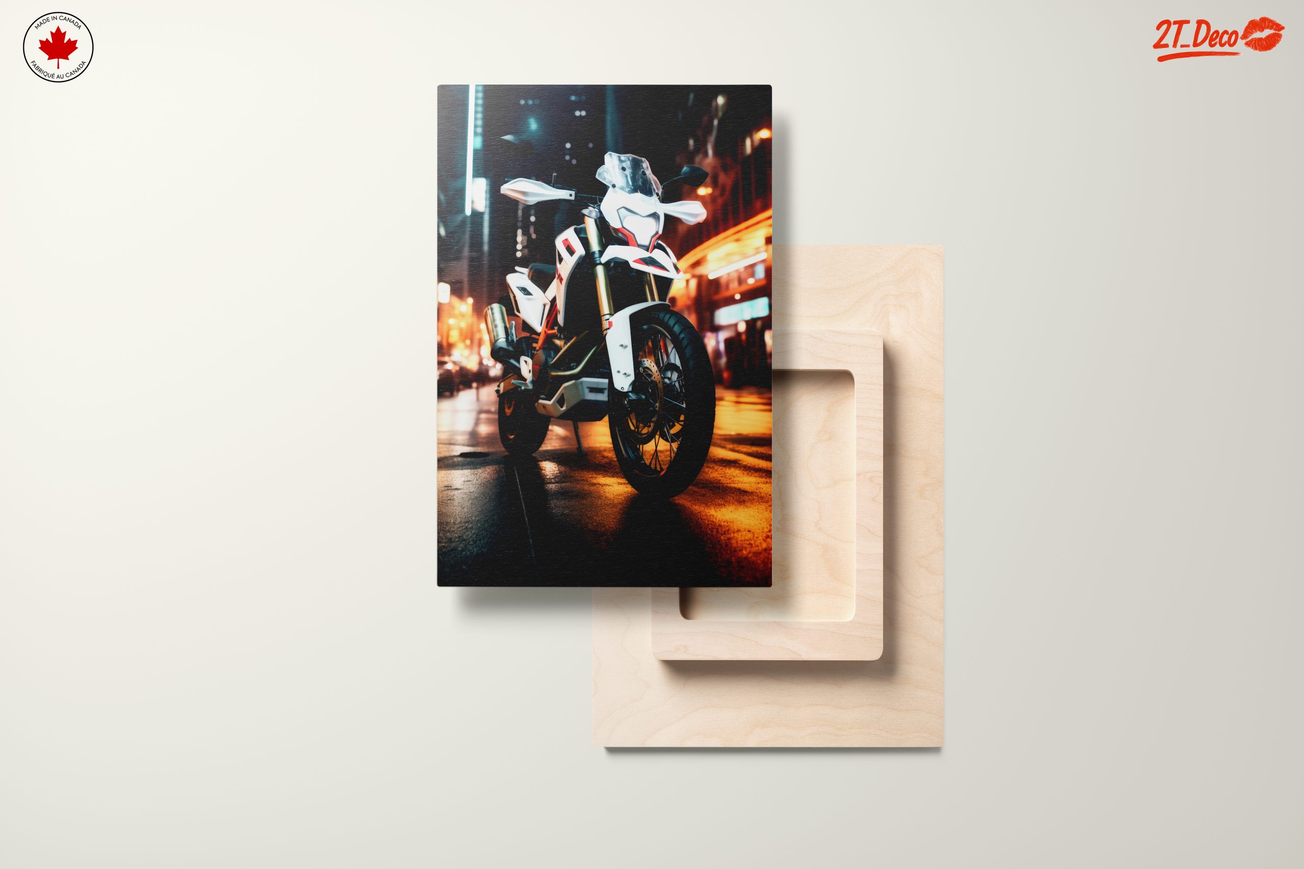 Stylish Urban Motorcycle in Night Scene - Image 11