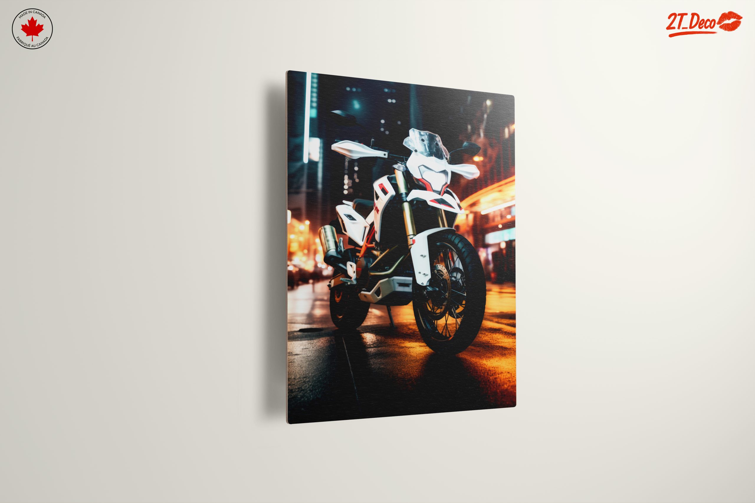 Stylish Urban Motorcycle in Night Scene - Image 13