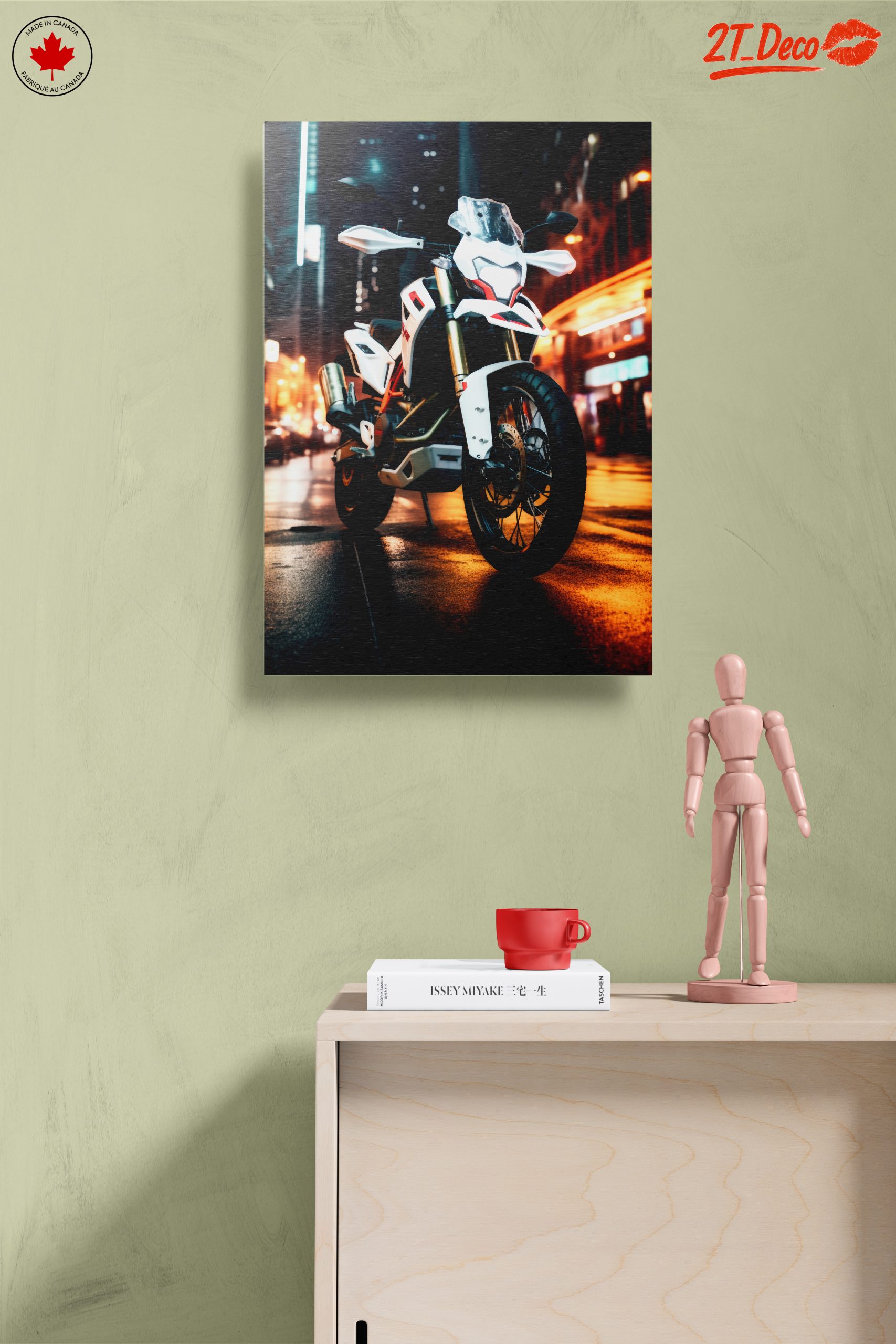 Stylish Urban Motorcycle in Night Scene - Image 14