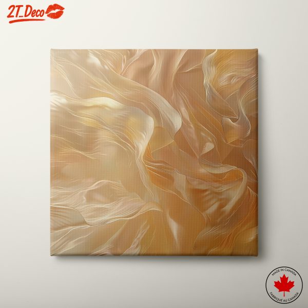 Flowing Abstract Textures in Warm Tones