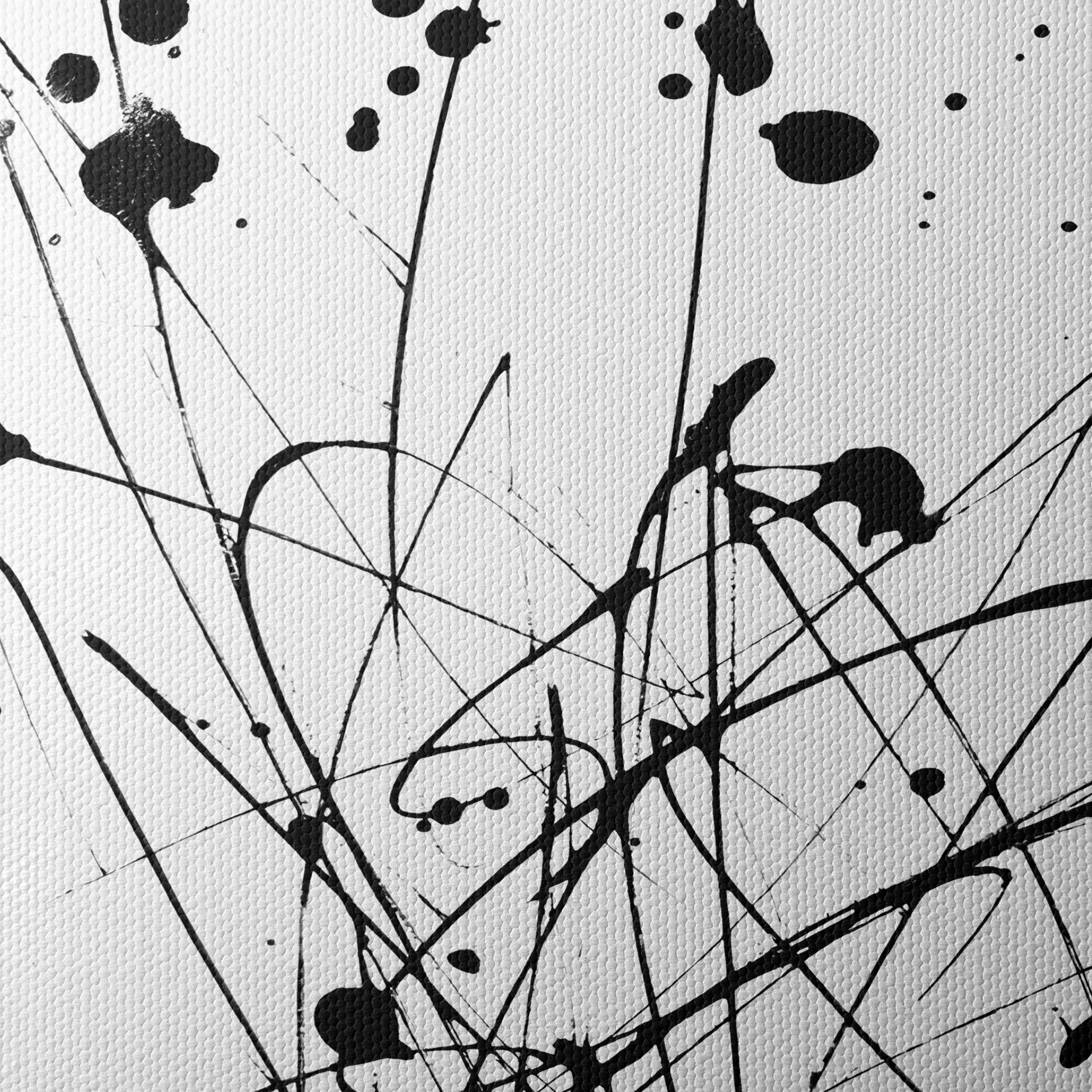 Dynamic Black and White Abstract Art 2 - Image 4