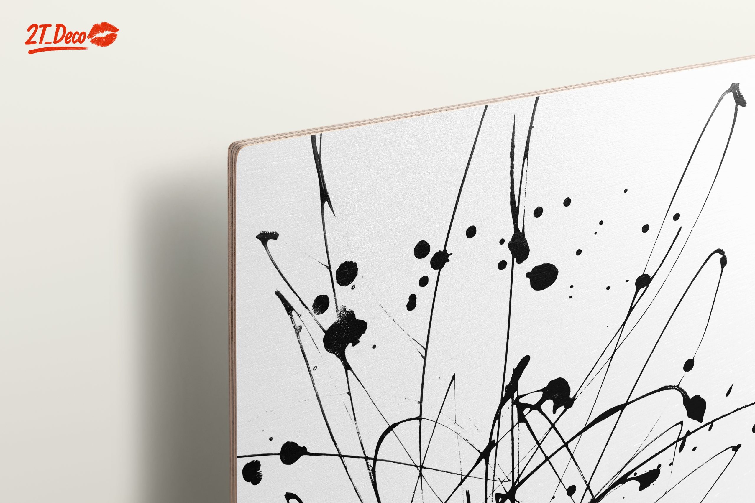 Dynamic Black and White Abstract Art 2 - Image 15