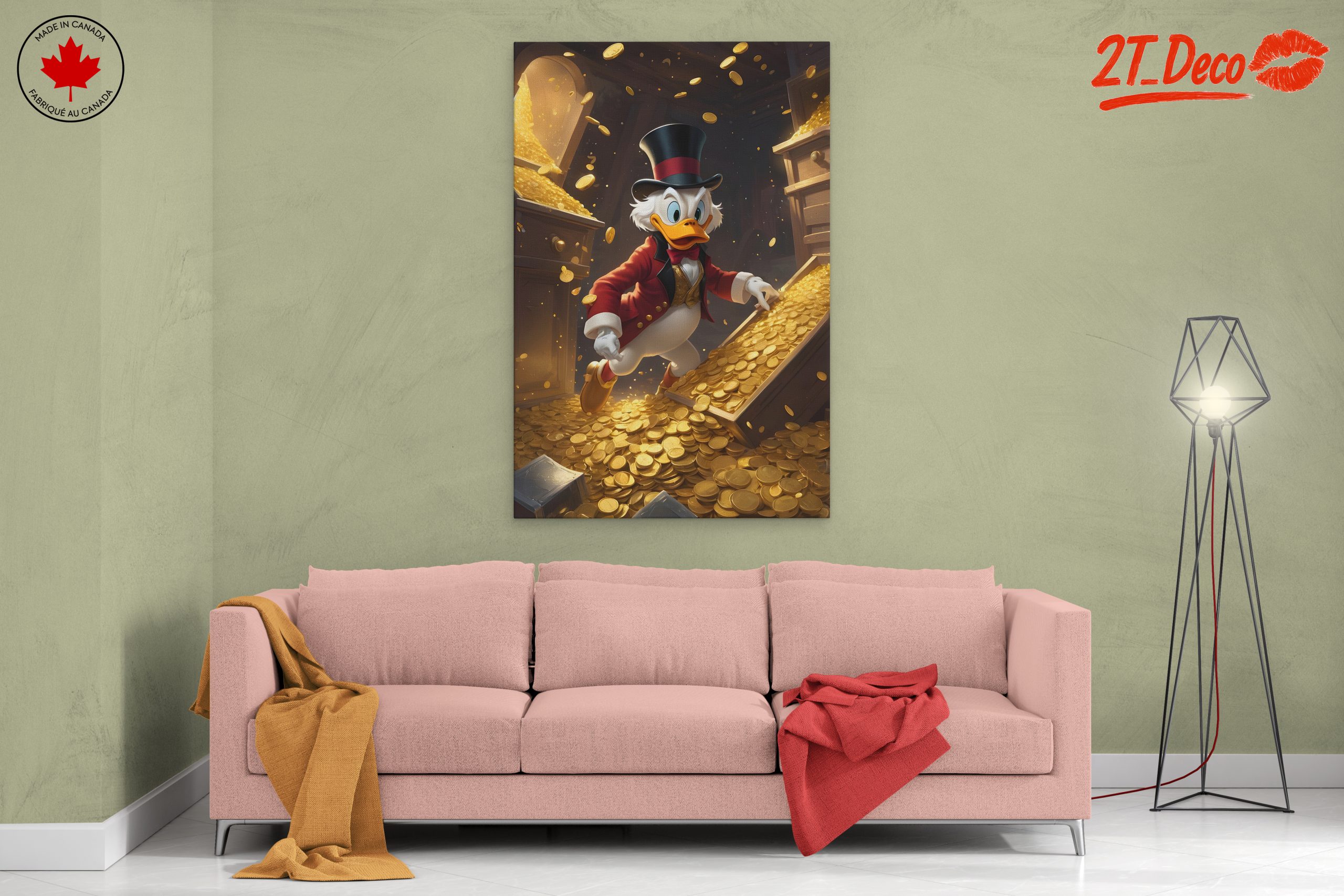 Scrooge McDuck in a Treasure Room - Image 2