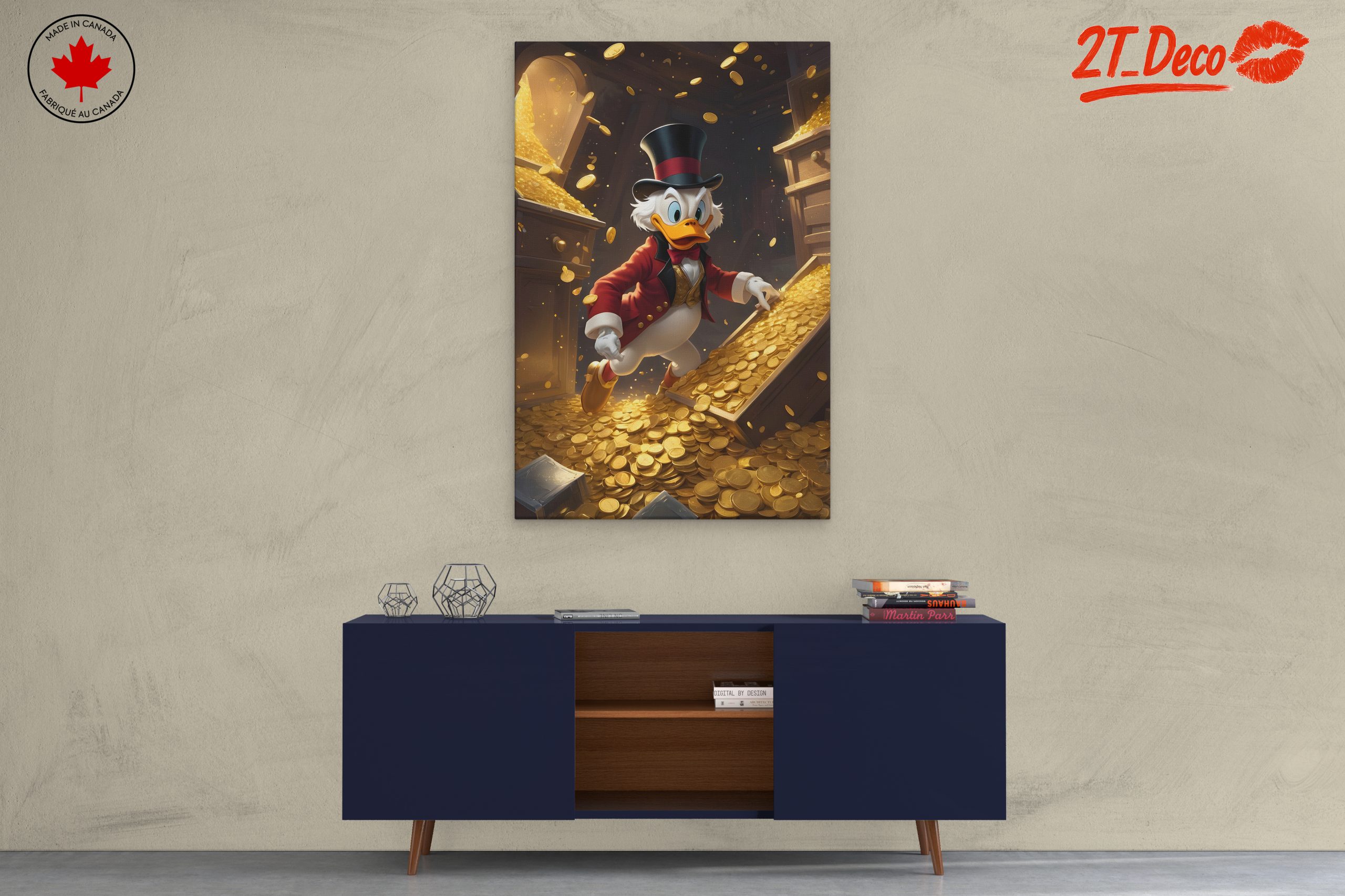 Scrooge McDuck in a Treasure Room - Image 3