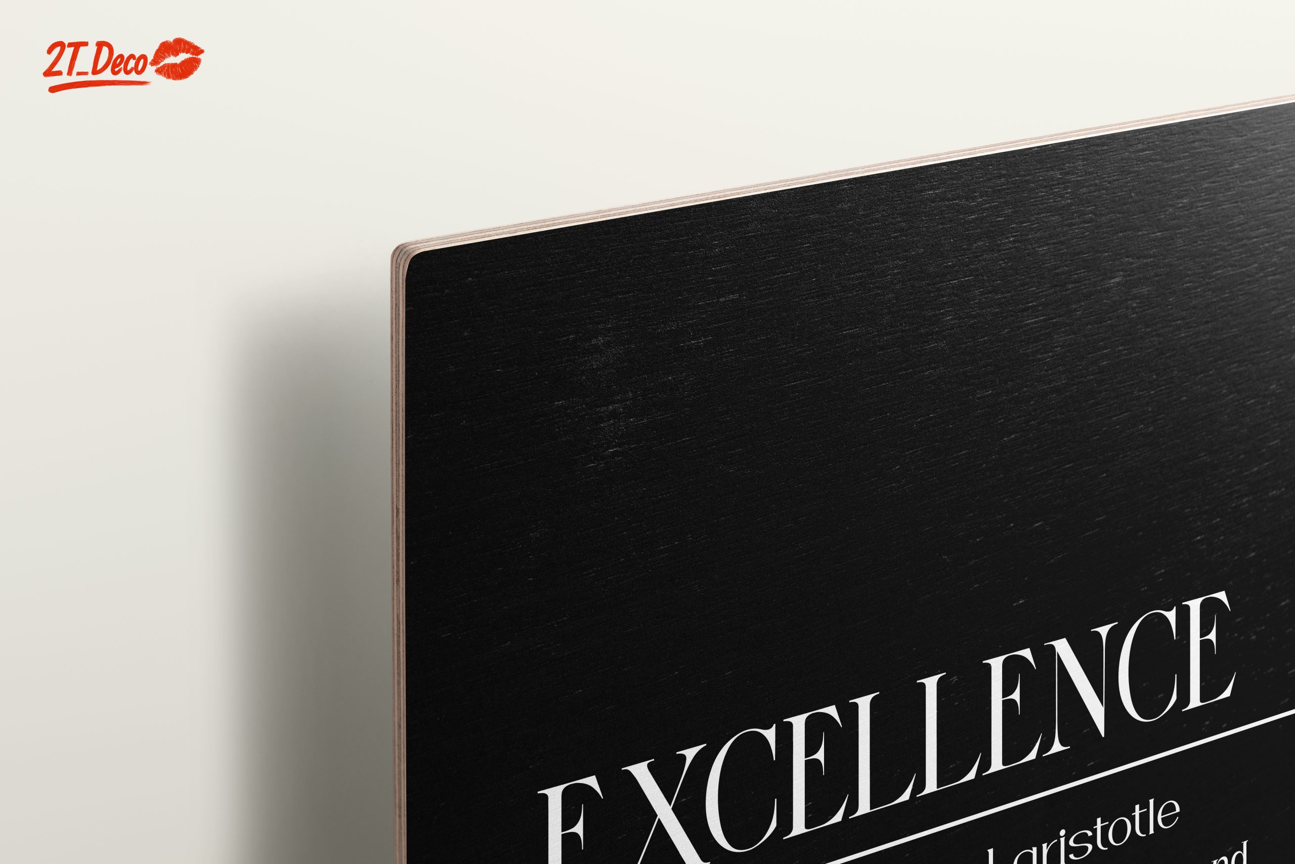 Excellence Inspirational Typography Wall Art - Image 15