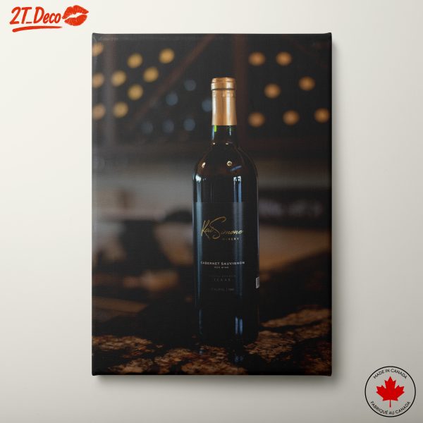 Elegant Wine Bottle Art from Texas