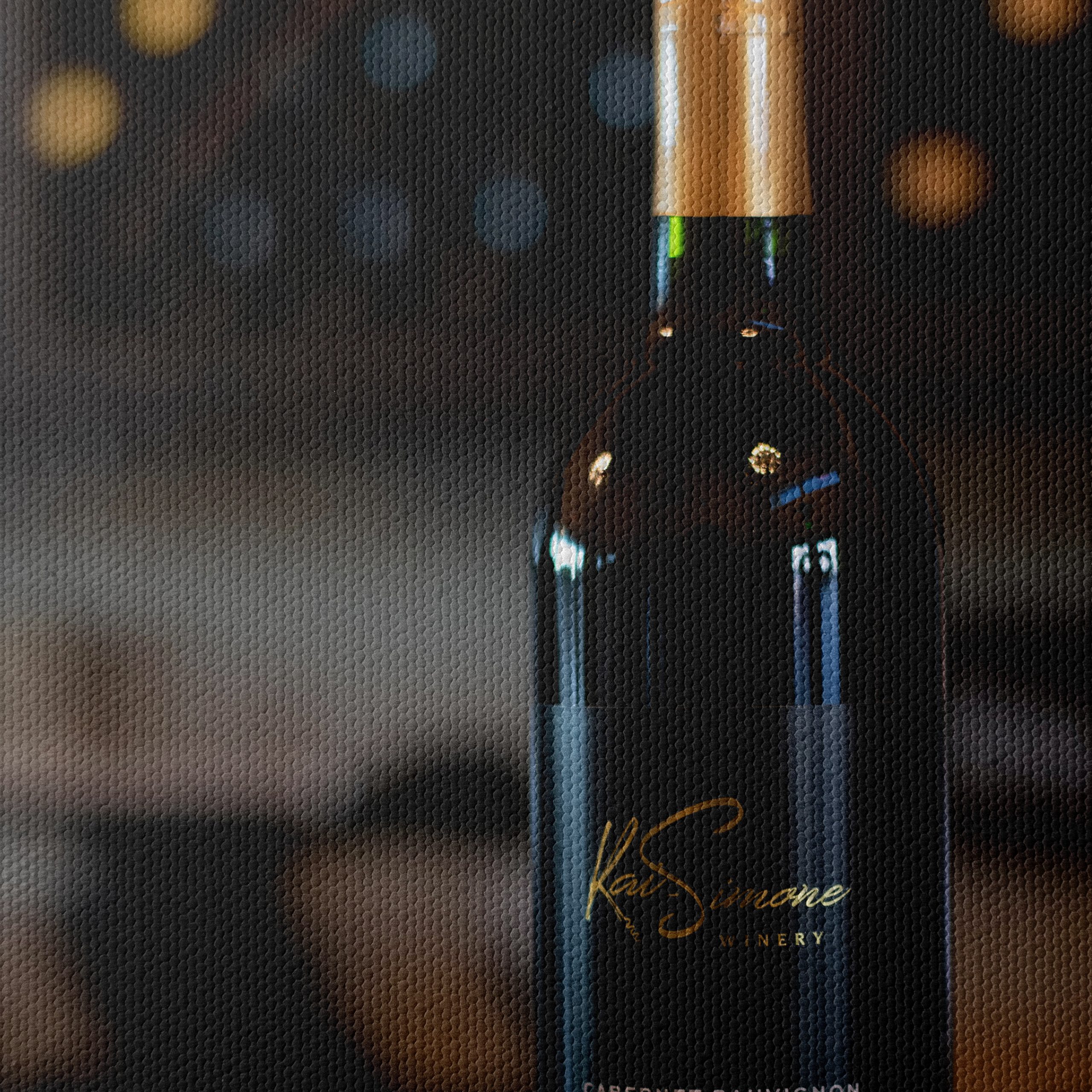 Elegant Wine Bottle Art from Texas - Image 4