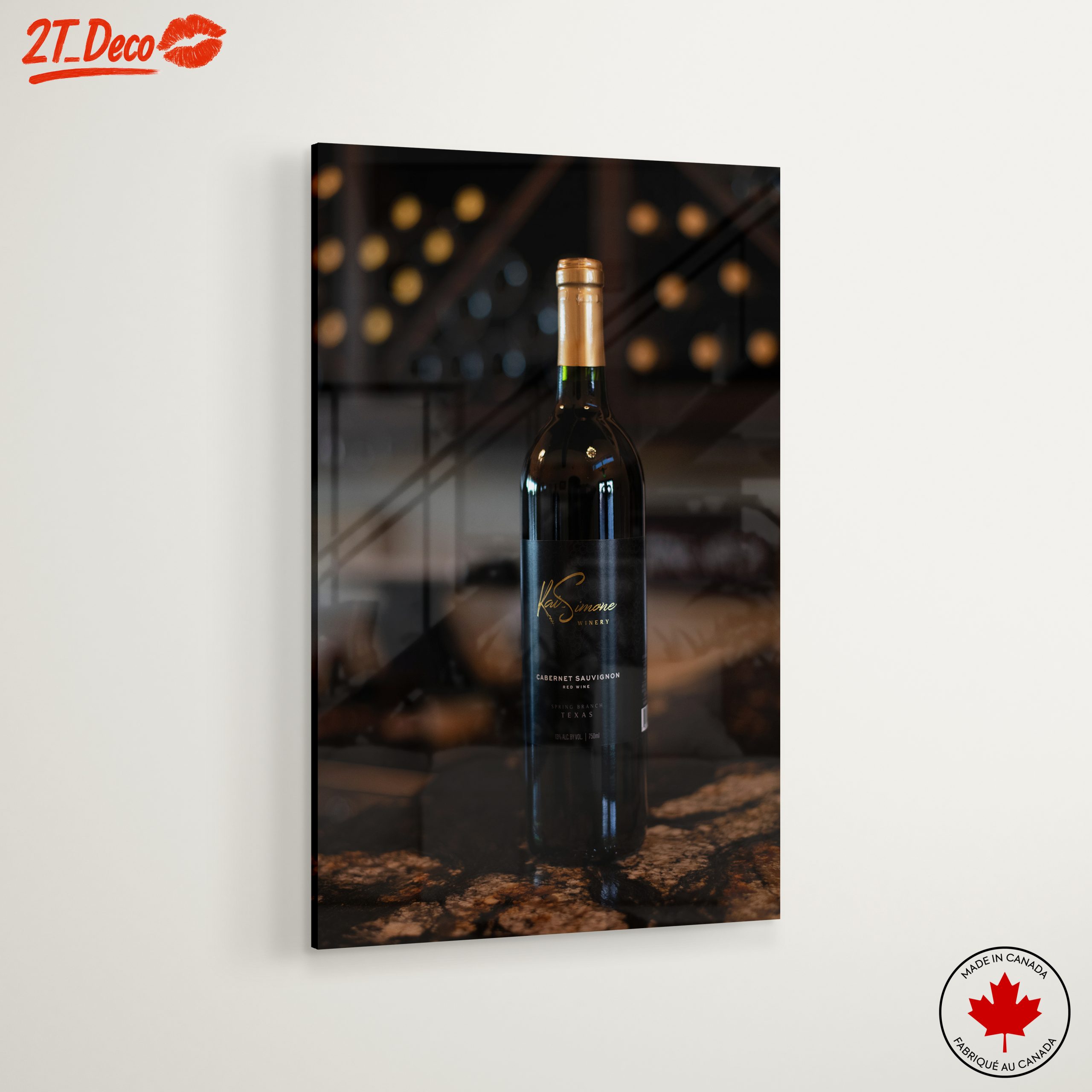Elegant Wine Bottle Art from Texas - Image 6