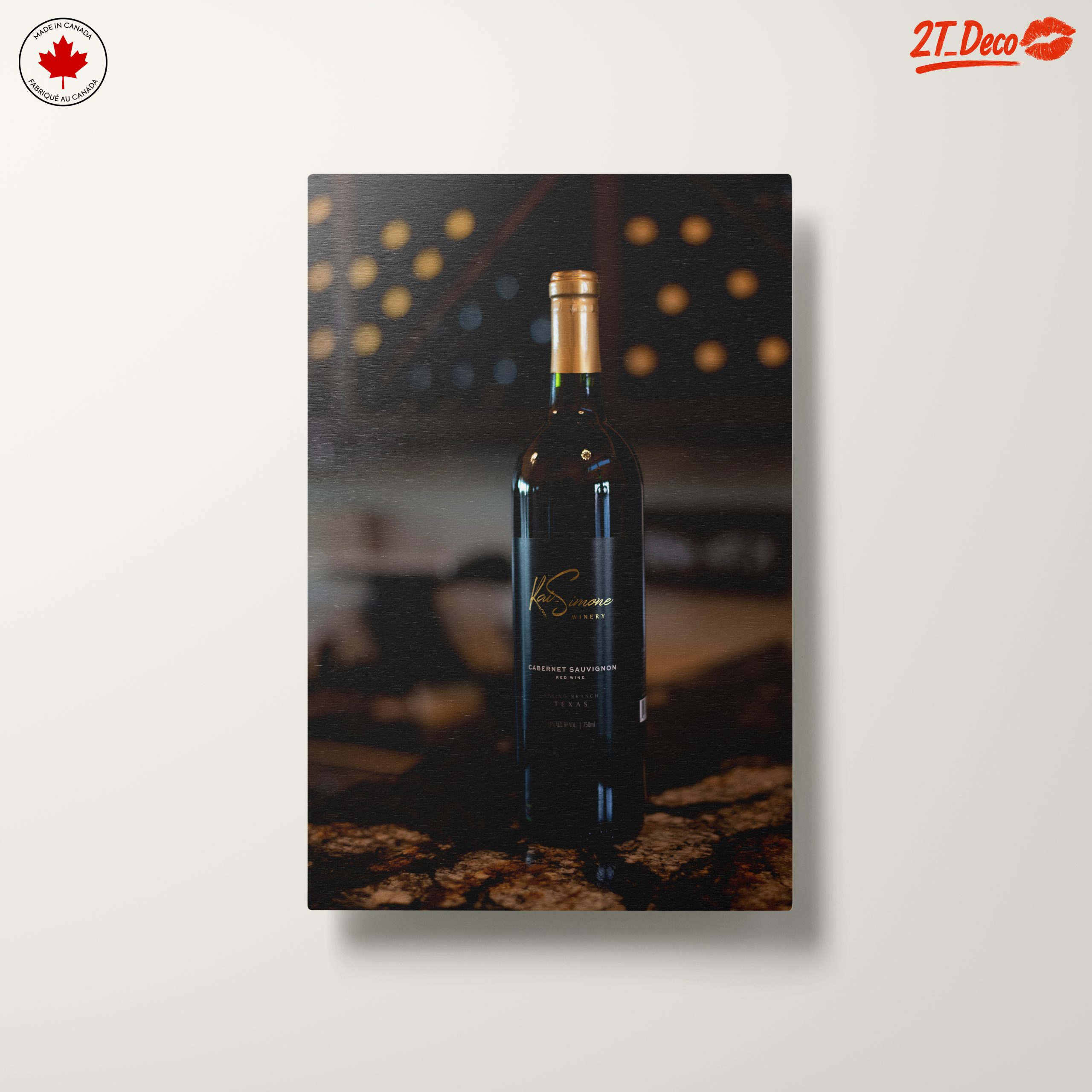 Elegant Wine Bottle Art from Texas - Image 10