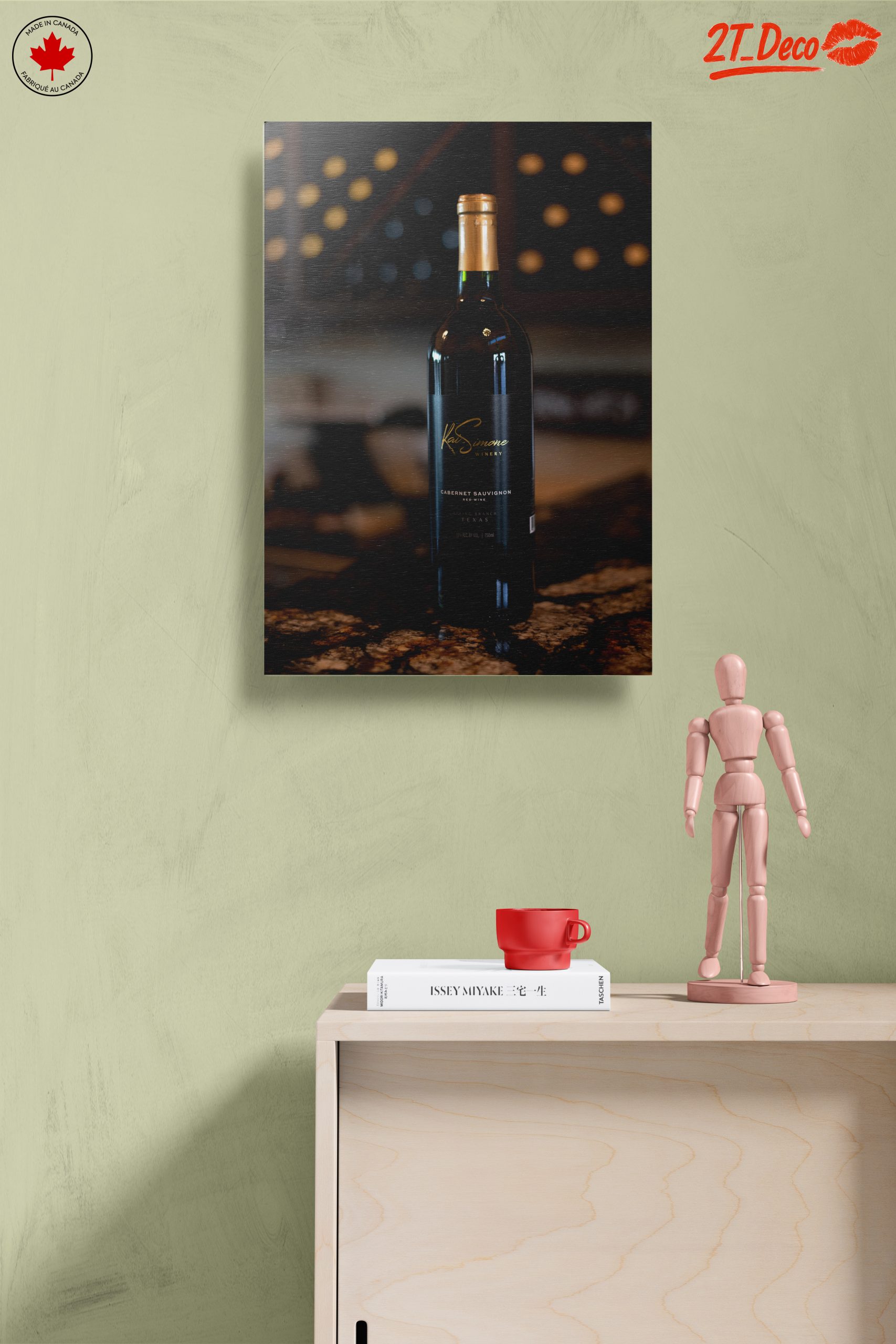 Elegant Wine Bottle Art from Texas - Image 14