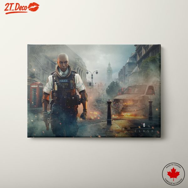 Rainbow Six Character Art in Urban Setting