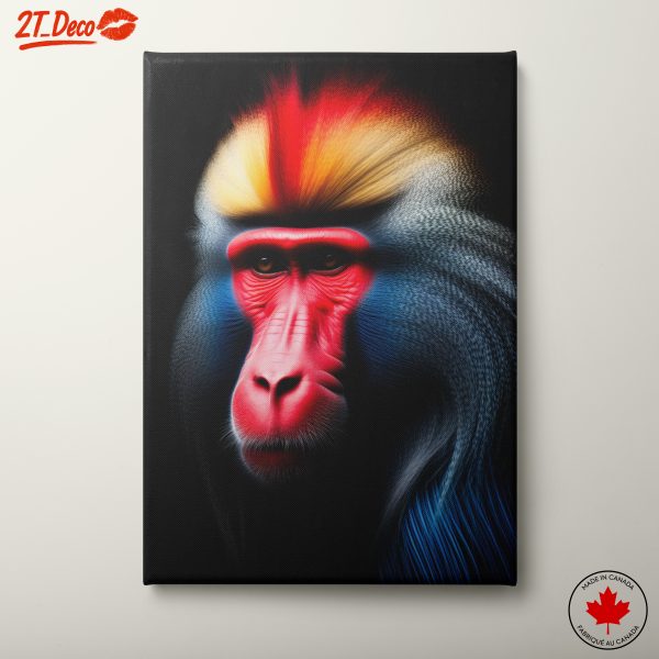 Vibrant Primates Wall Art
