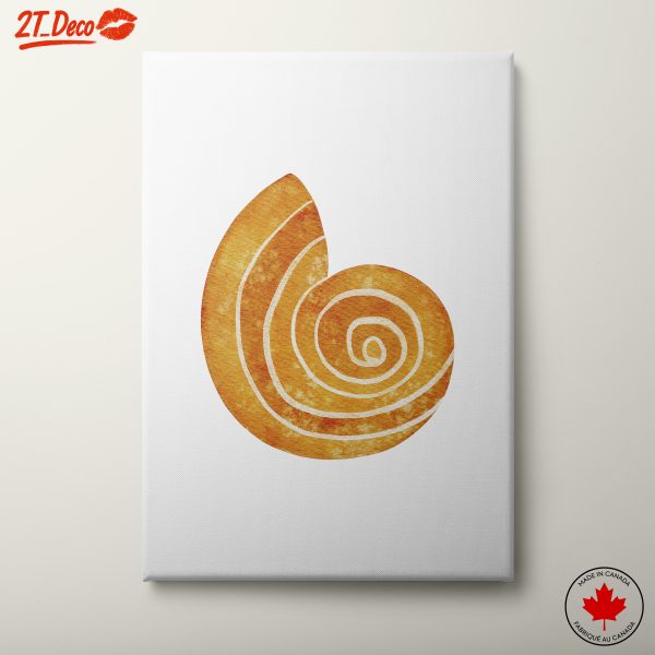 Charming Watercolor Shell Illustration