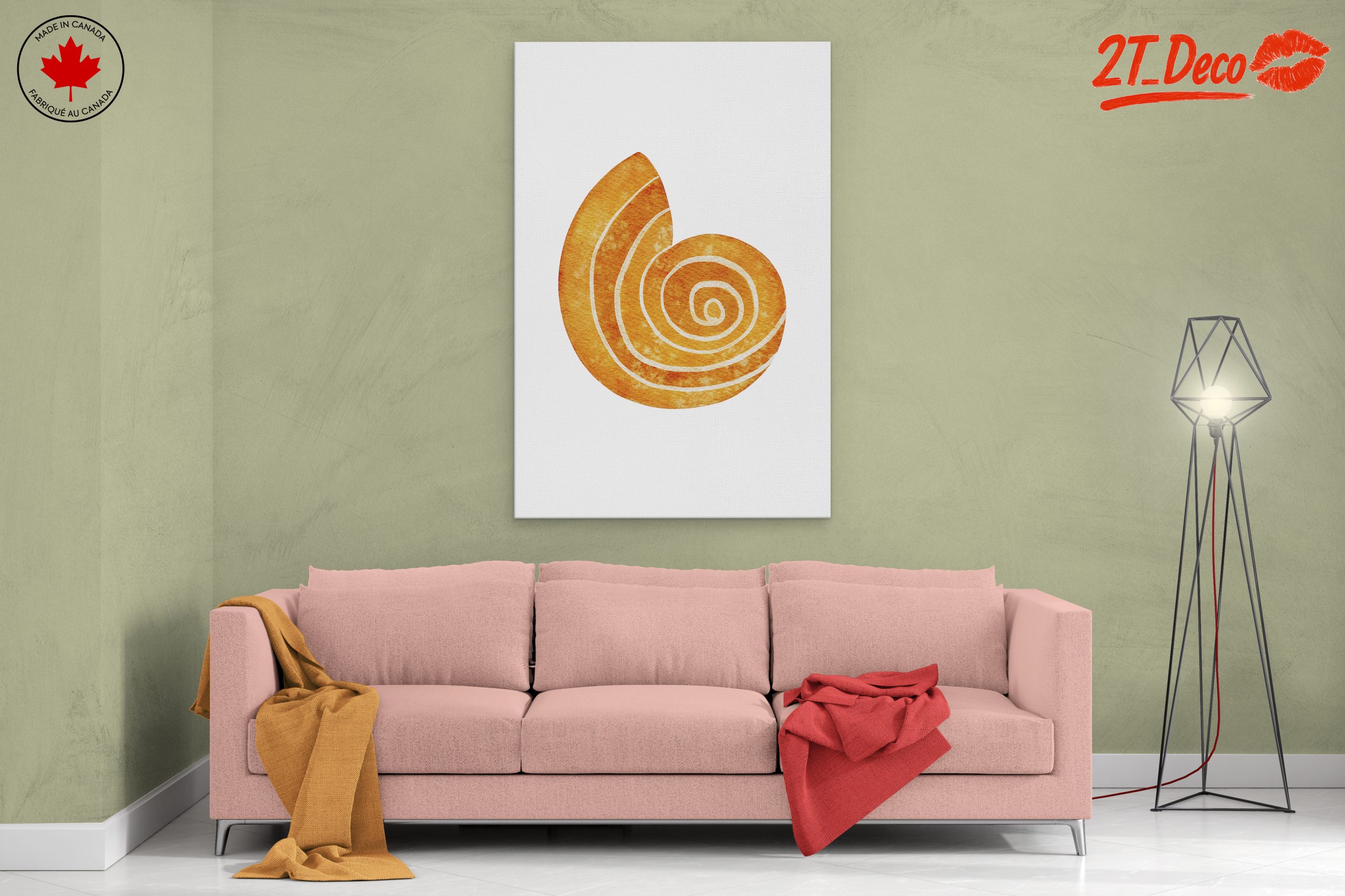 Charming Watercolor Shell Illustration - Image 2