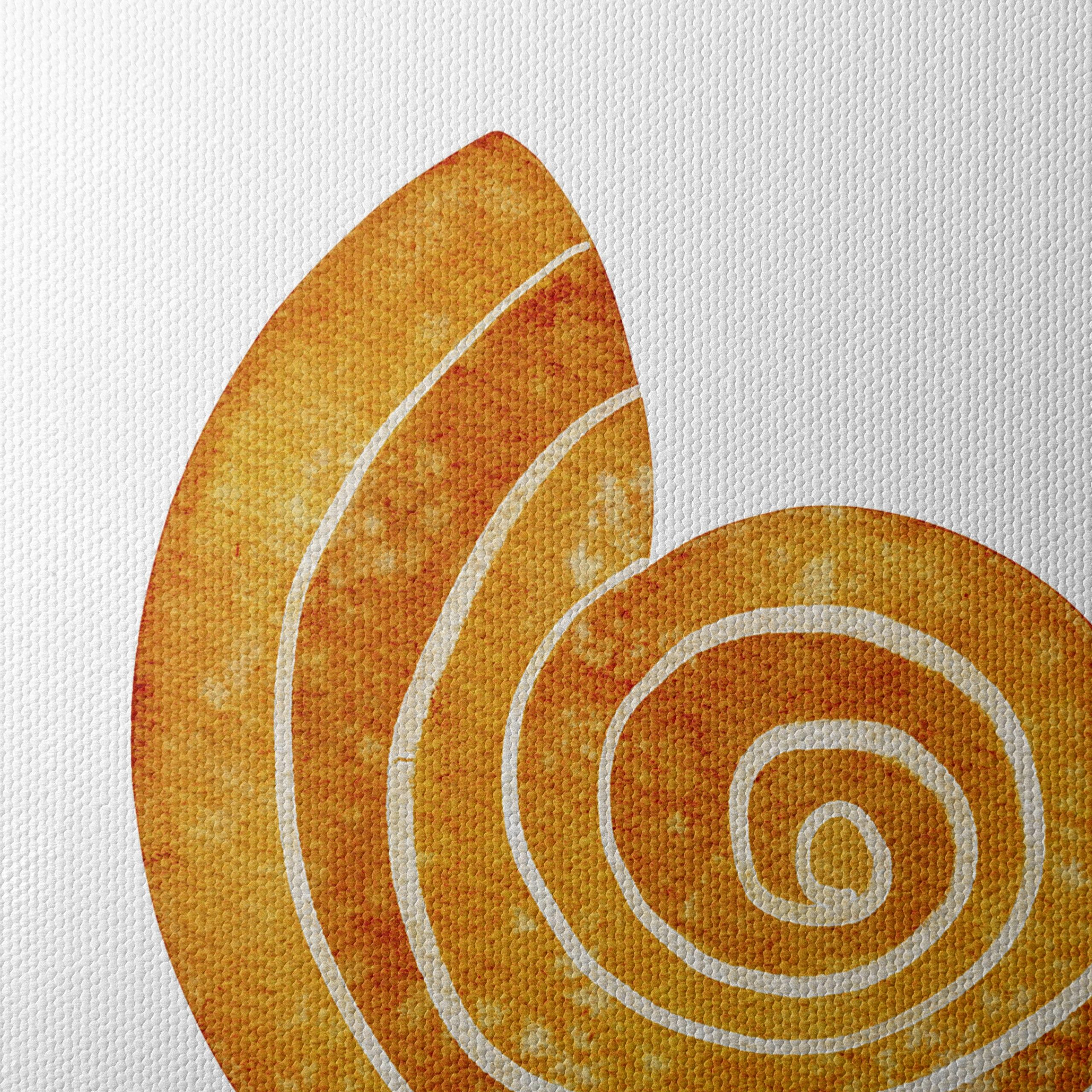 Charming Watercolor Shell Illustration - Image 4