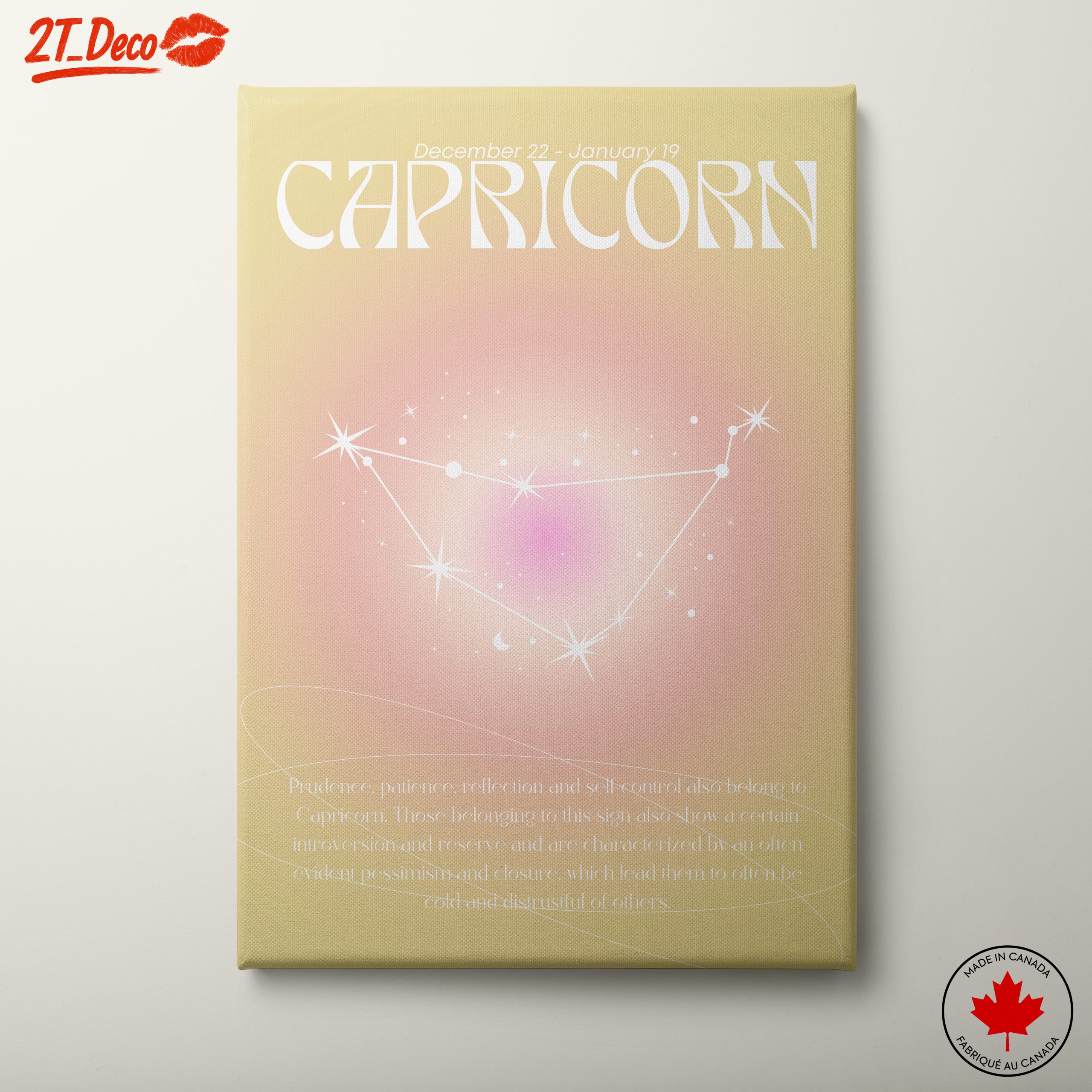 Capricorn Zodiac Sign Art