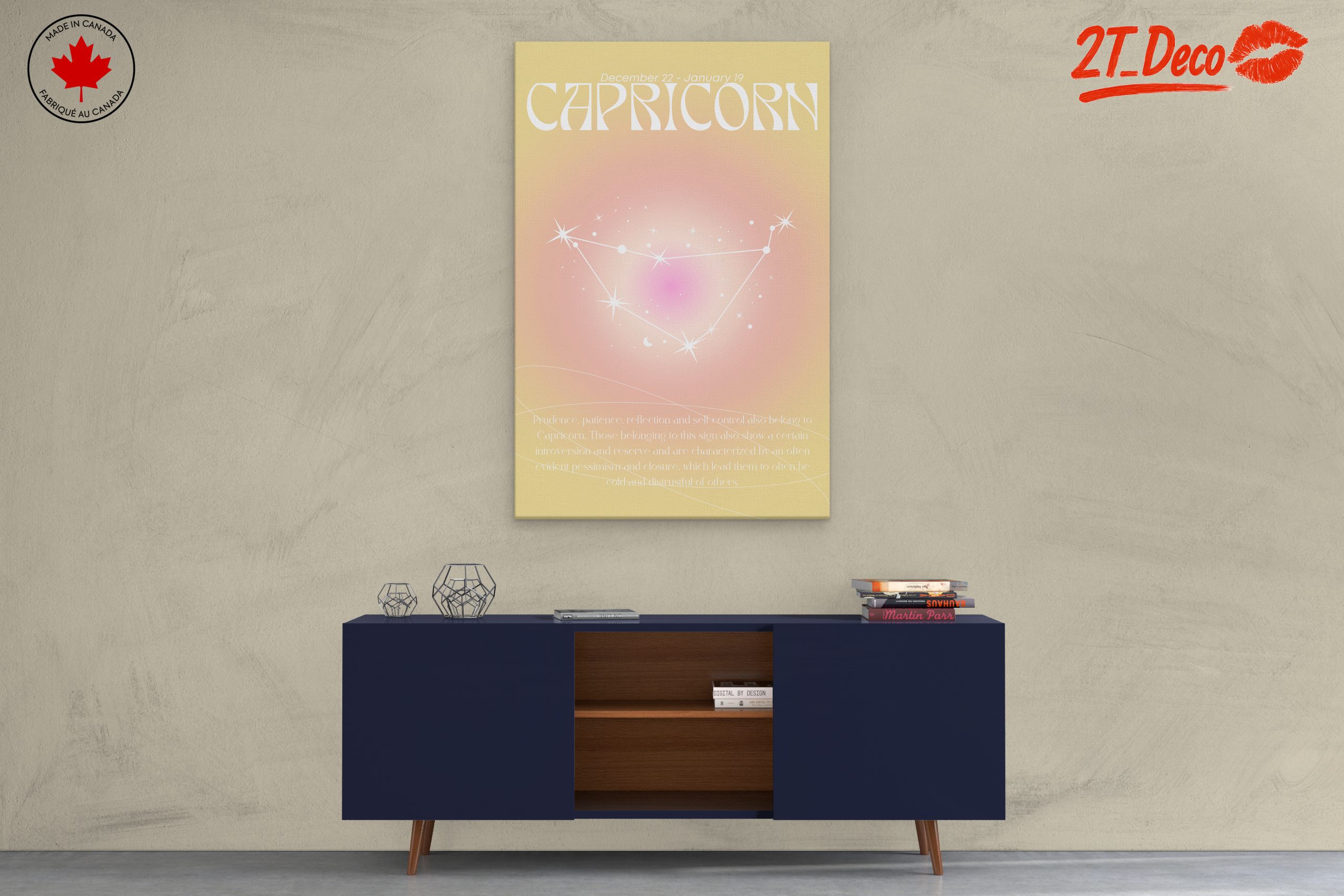 Capricorn Zodiac Sign Art - Image 3
