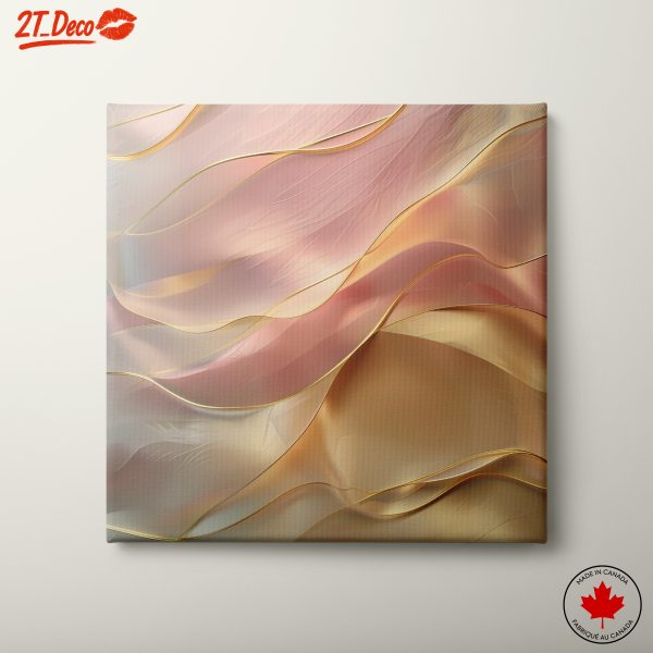 Fluid Abstract Waves in Soft Tones
