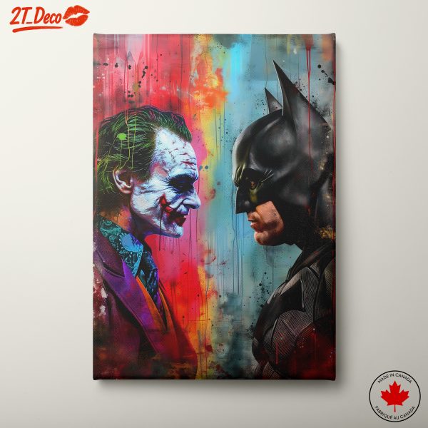 Epic DC Comics Joker and Batman Artwork