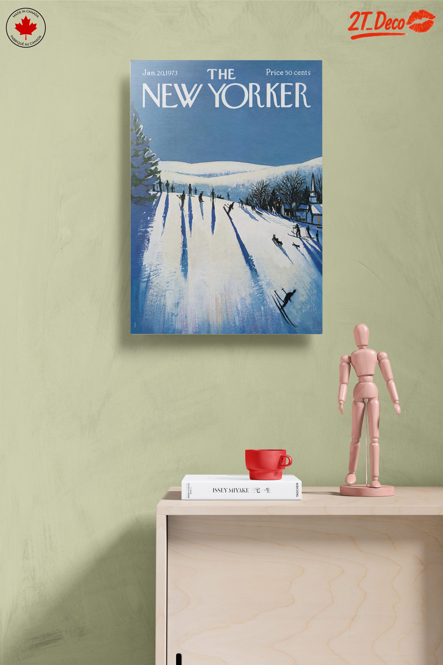 The New Yorker Vintage Skiing Cover Art - Image 14