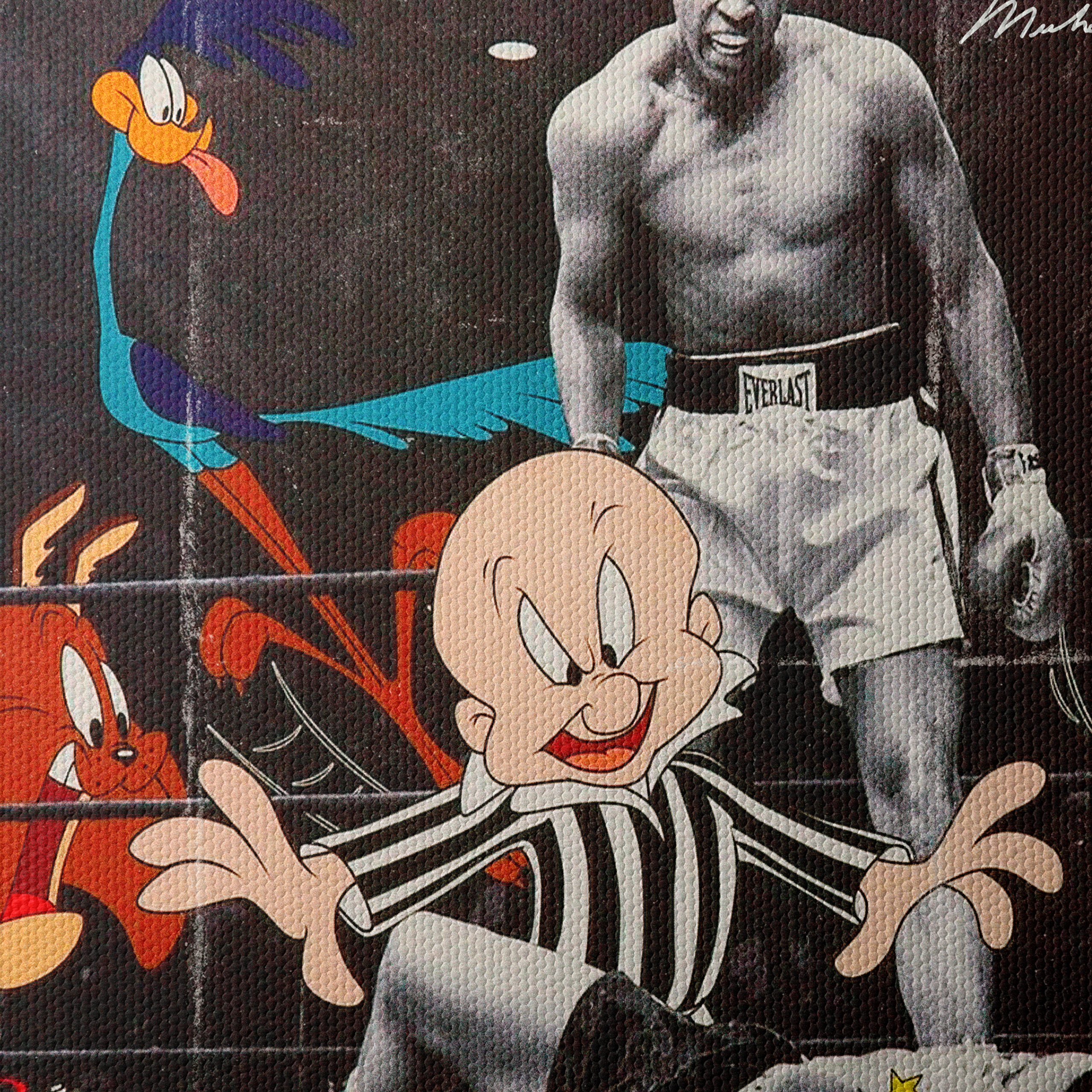 Muhammad Ali with Animated Characters Artwork - Image 4