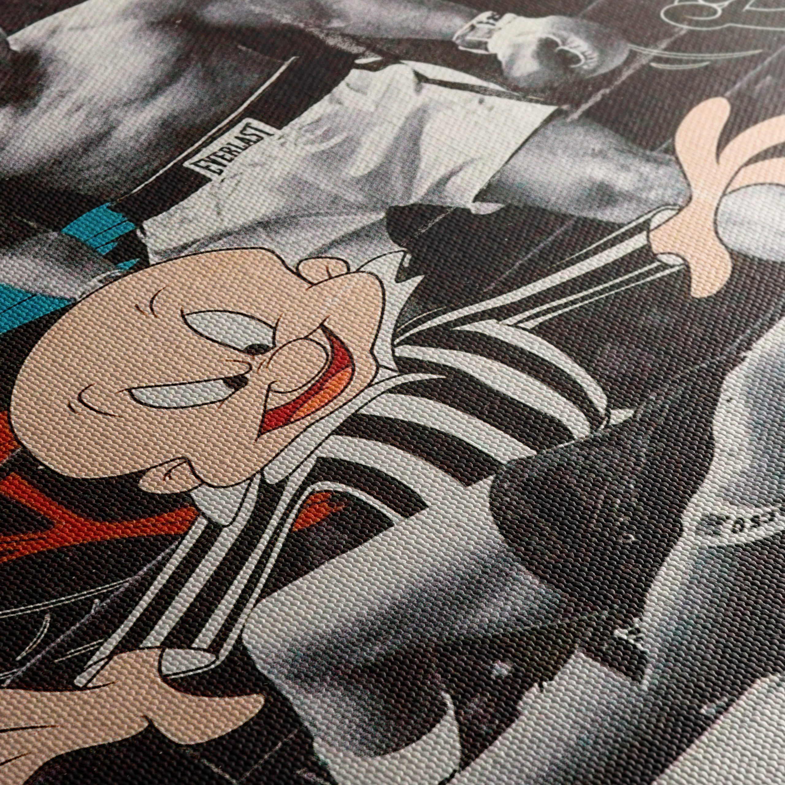 Muhammad Ali with Animated Characters Artwork - Image 5