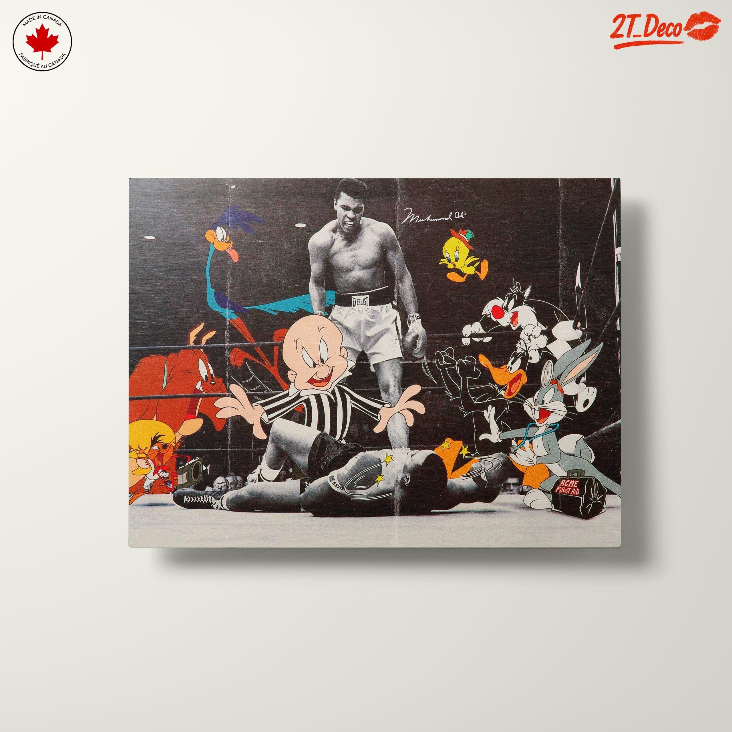 Muhammad Ali with Animated Characters Artwork - Image 10
