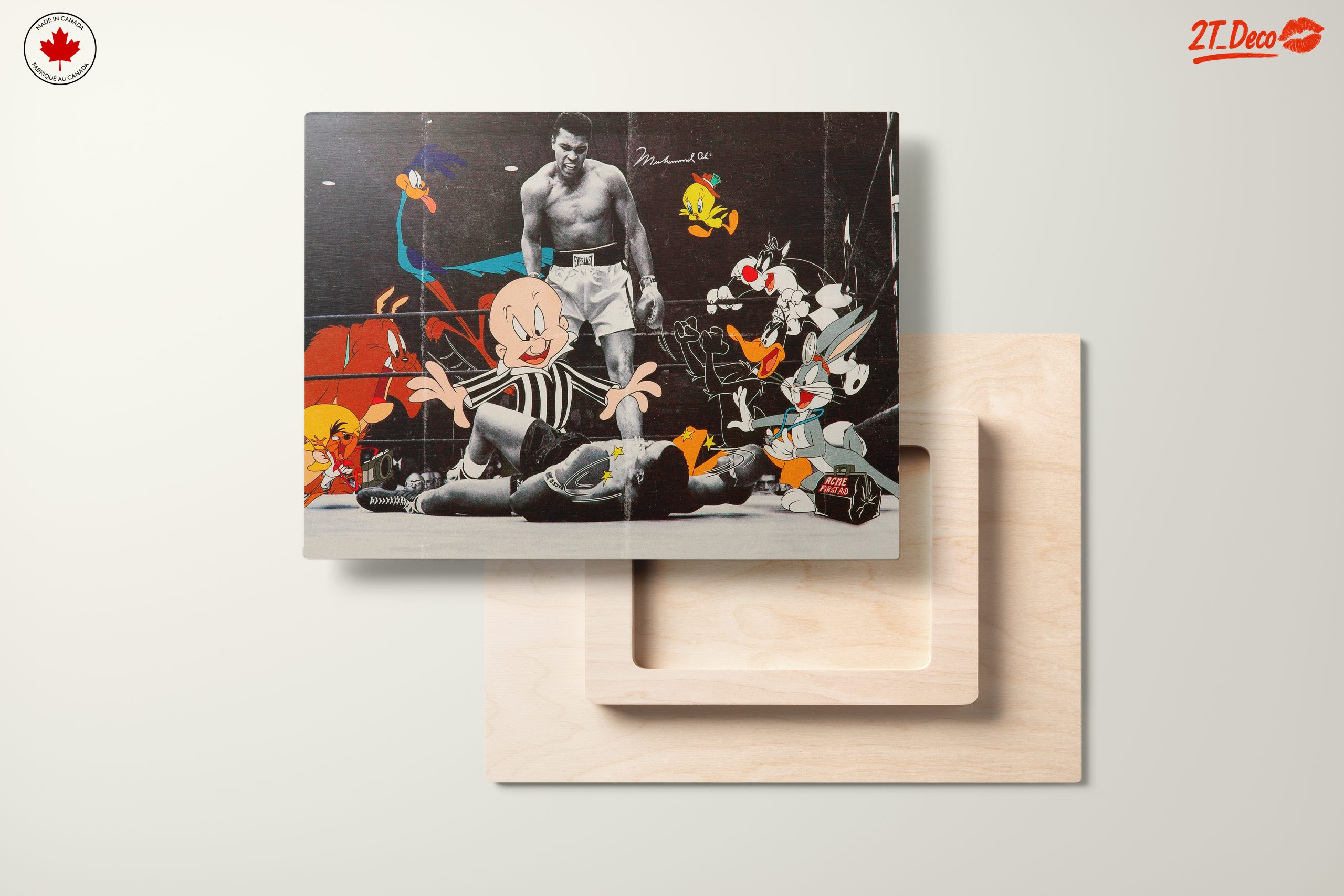 Muhammad Ali with Animated Characters Artwork - Image 11