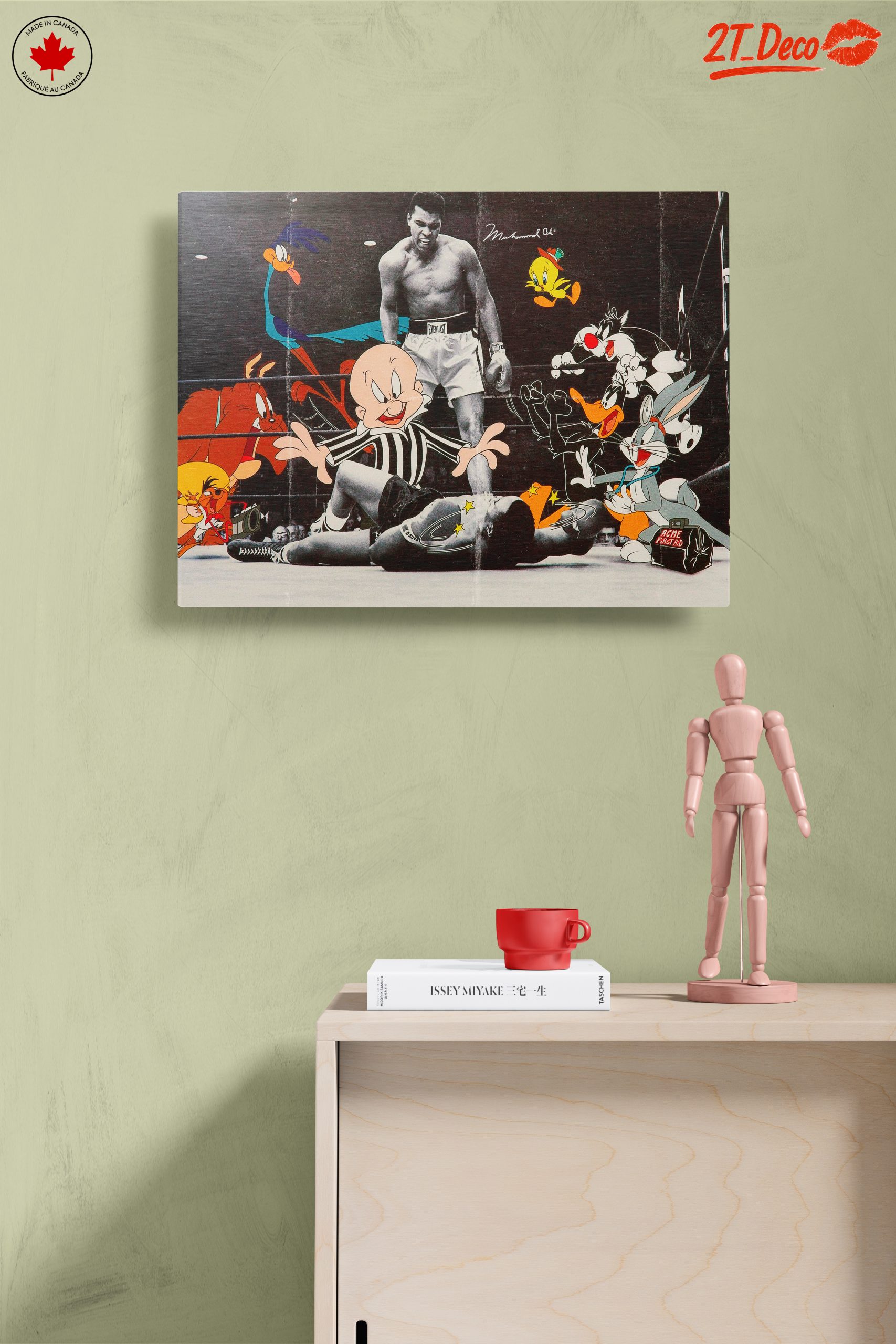 Muhammad Ali with Animated Characters Artwork - Image 14