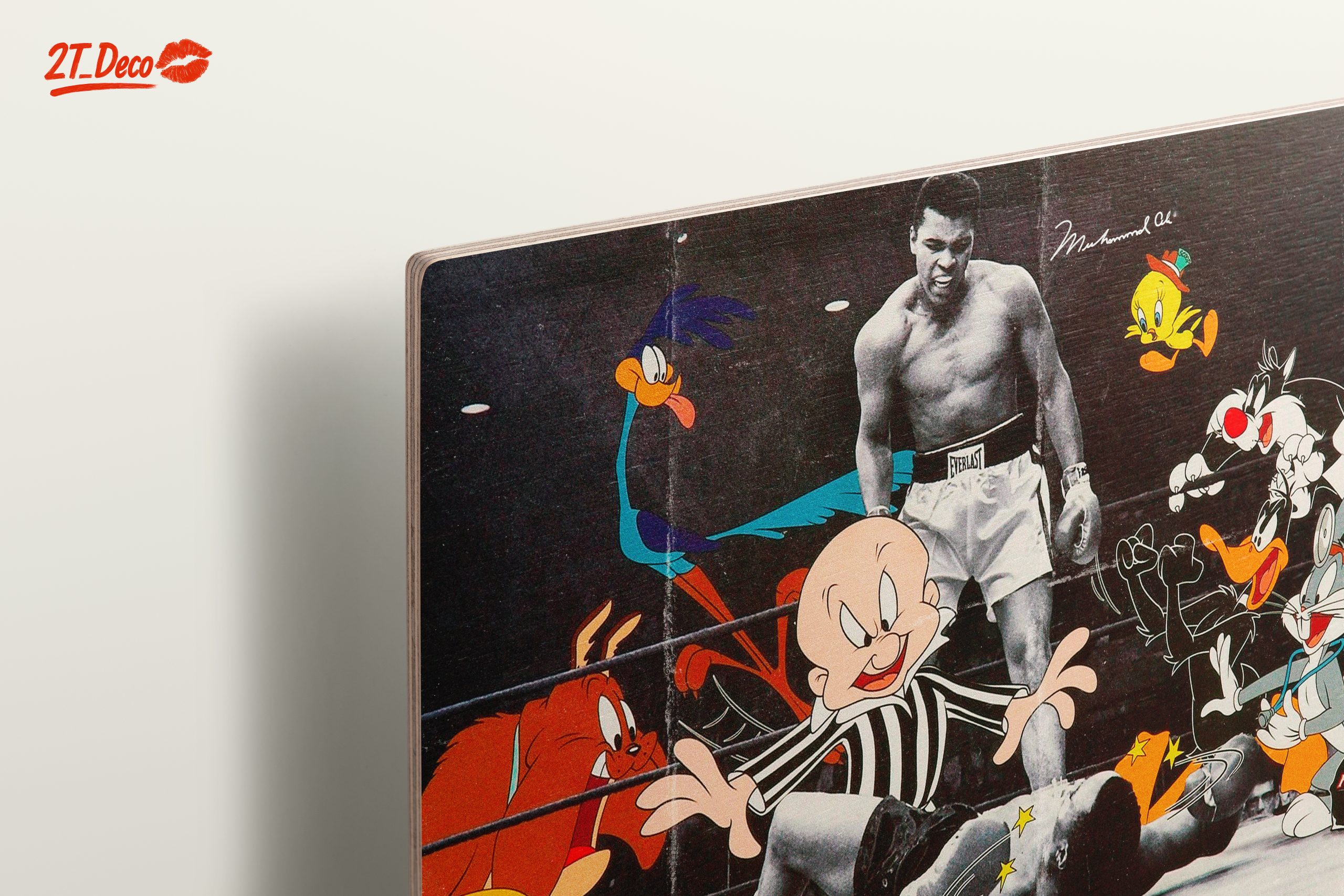 Muhammad Ali with Animated Characters Artwork - Image 15