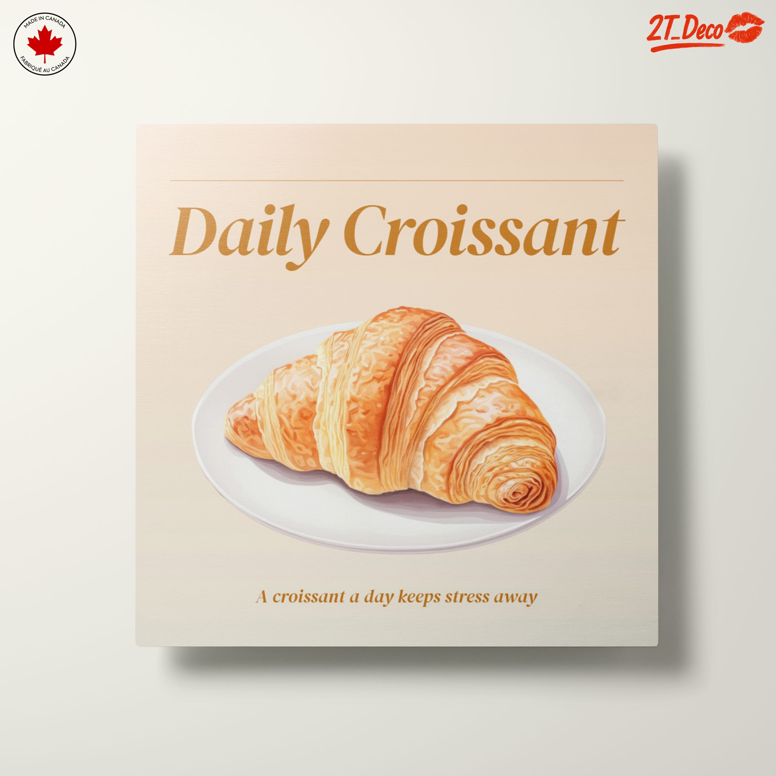 Stylized Abstract Croissant Artwork - Image 10