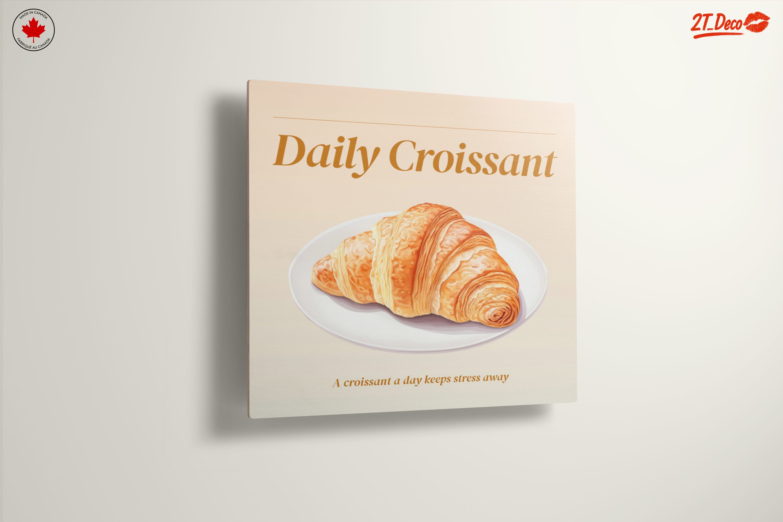 Stylized Abstract Croissant Artwork - Image 13