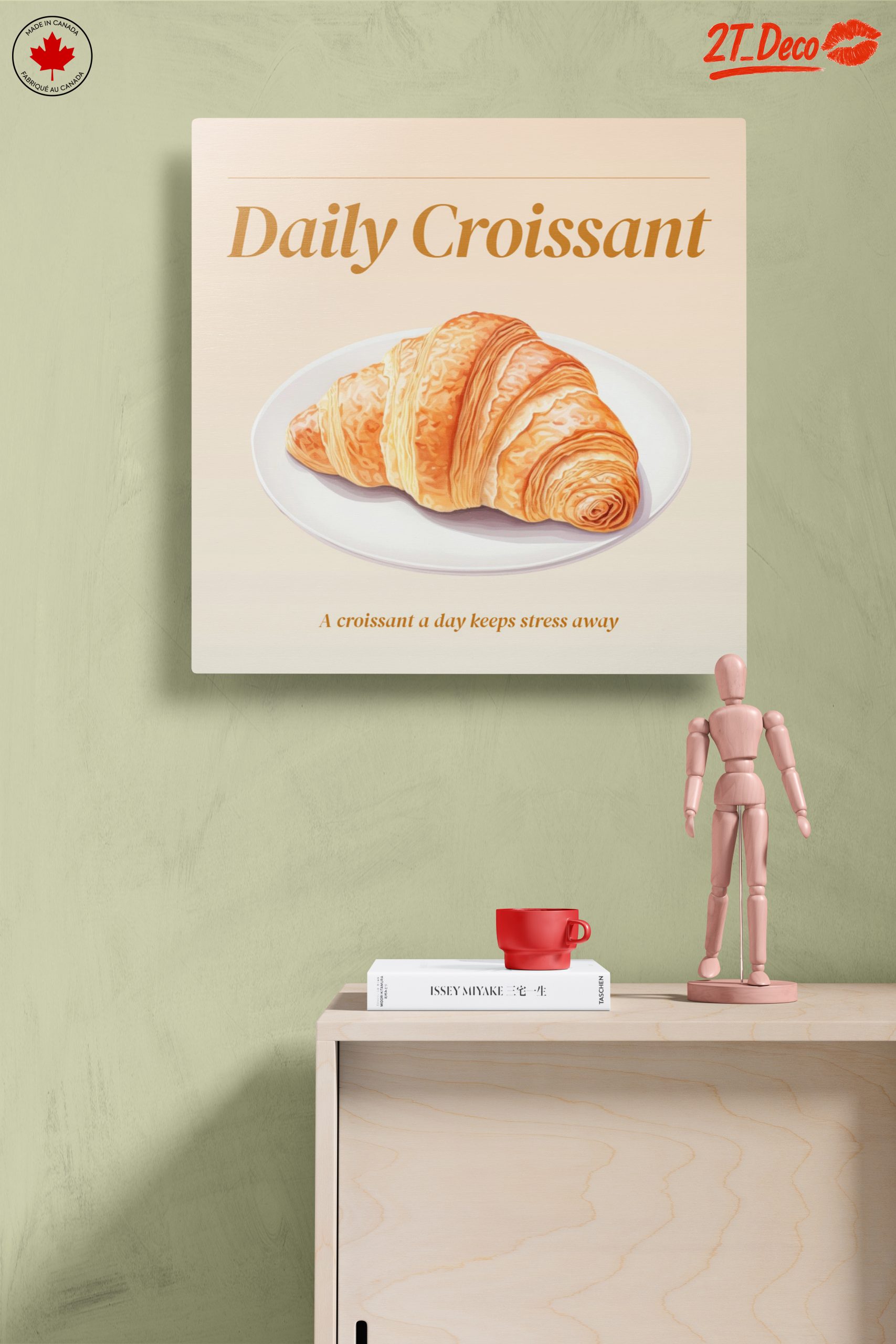 Stylized Abstract Croissant Artwork - Image 14