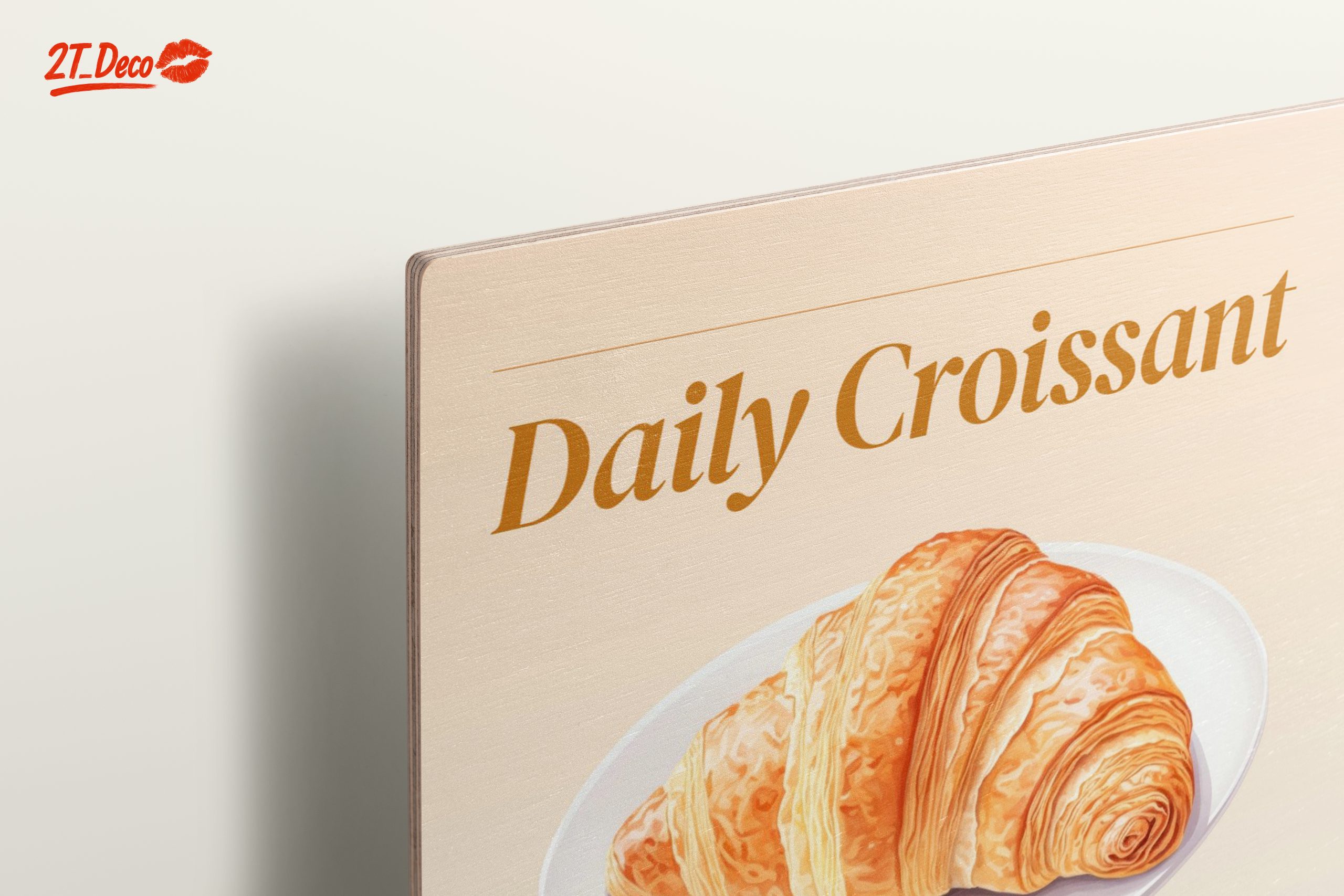 Stylized Abstract Croissant Artwork - Image 15