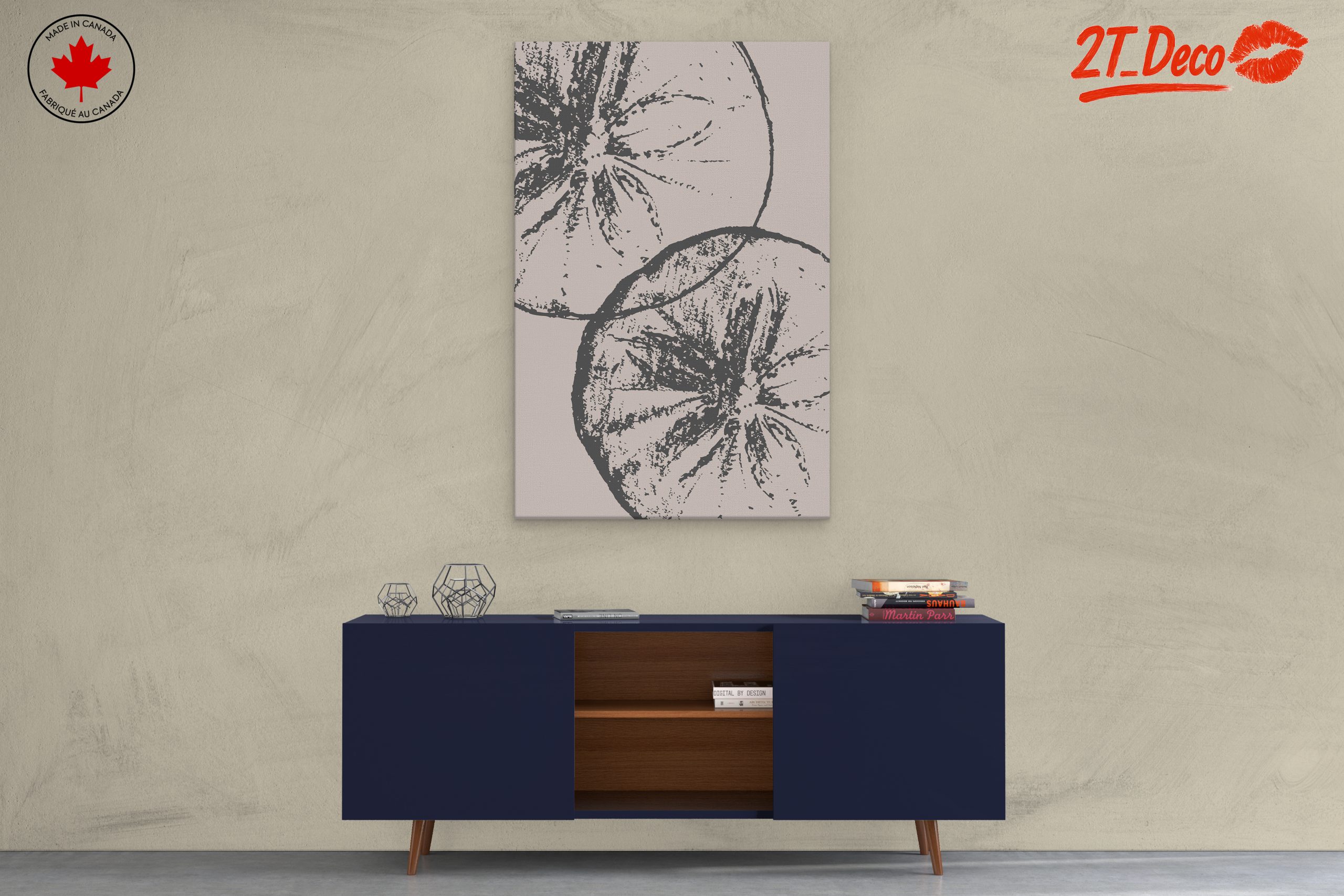 Stylized Floral Artwork with Soft Palette - Image 3