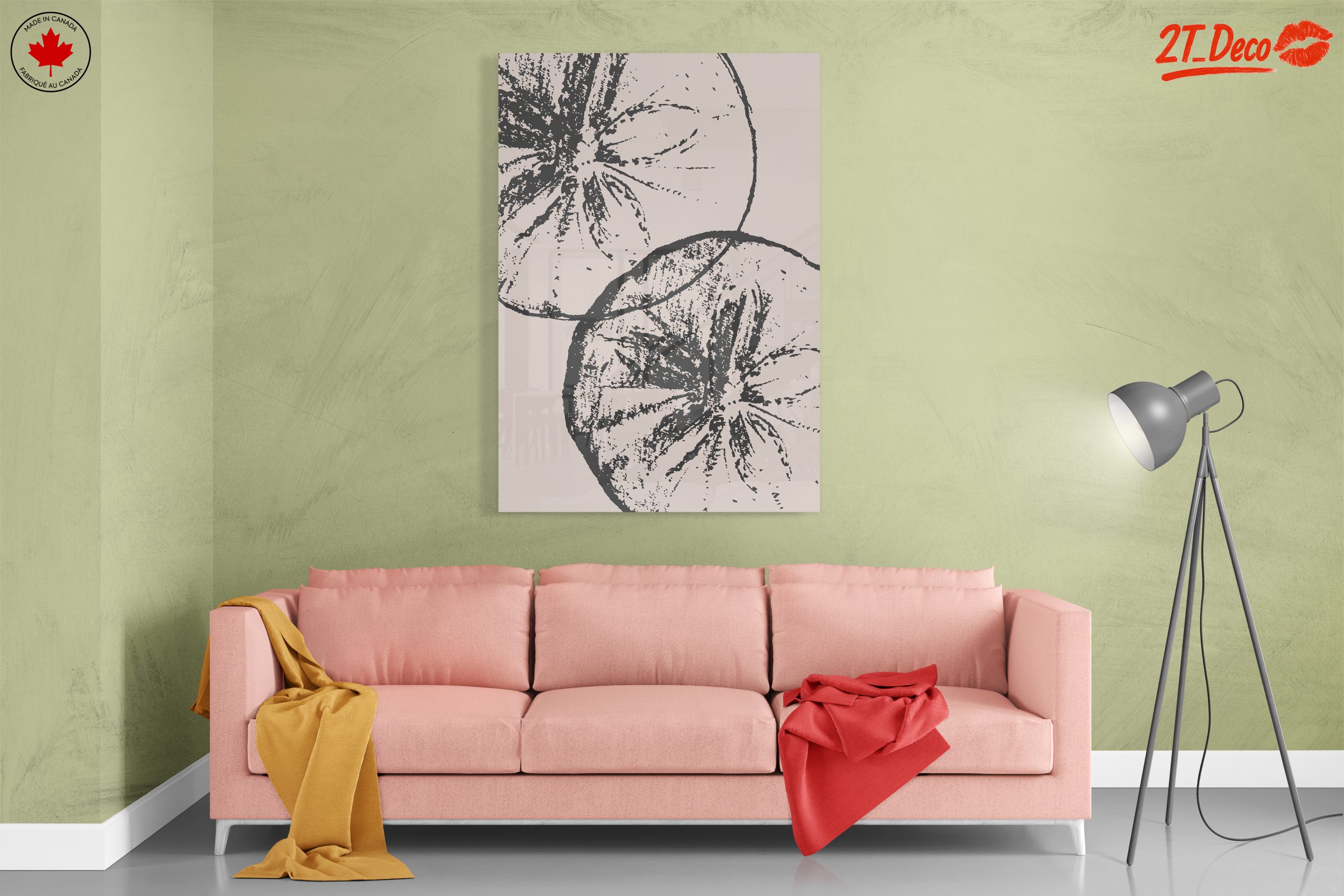 Stylized Floral Artwork with Soft Palette - Image 7