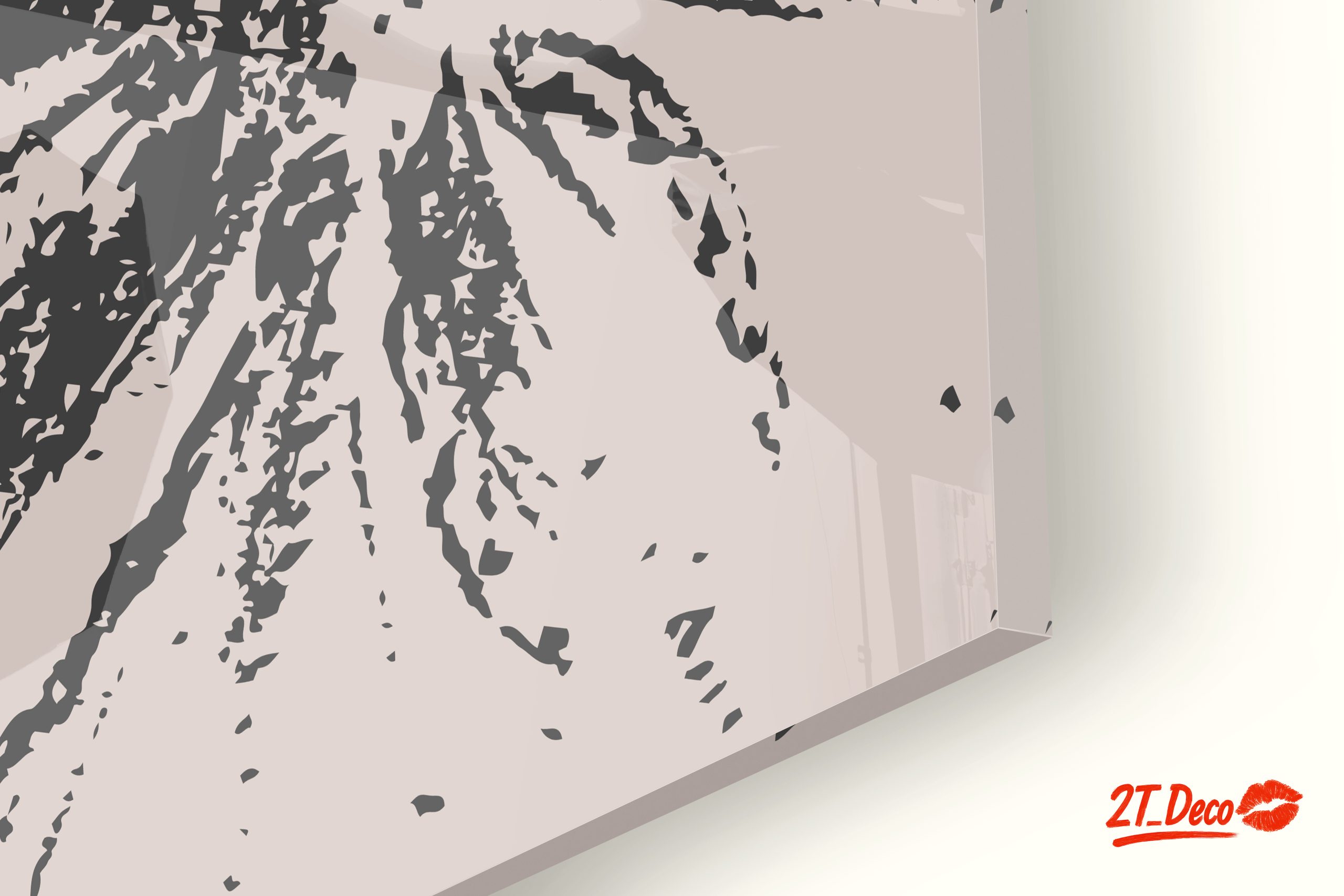 Stylized Floral Artwork with Soft Palette - Image 9