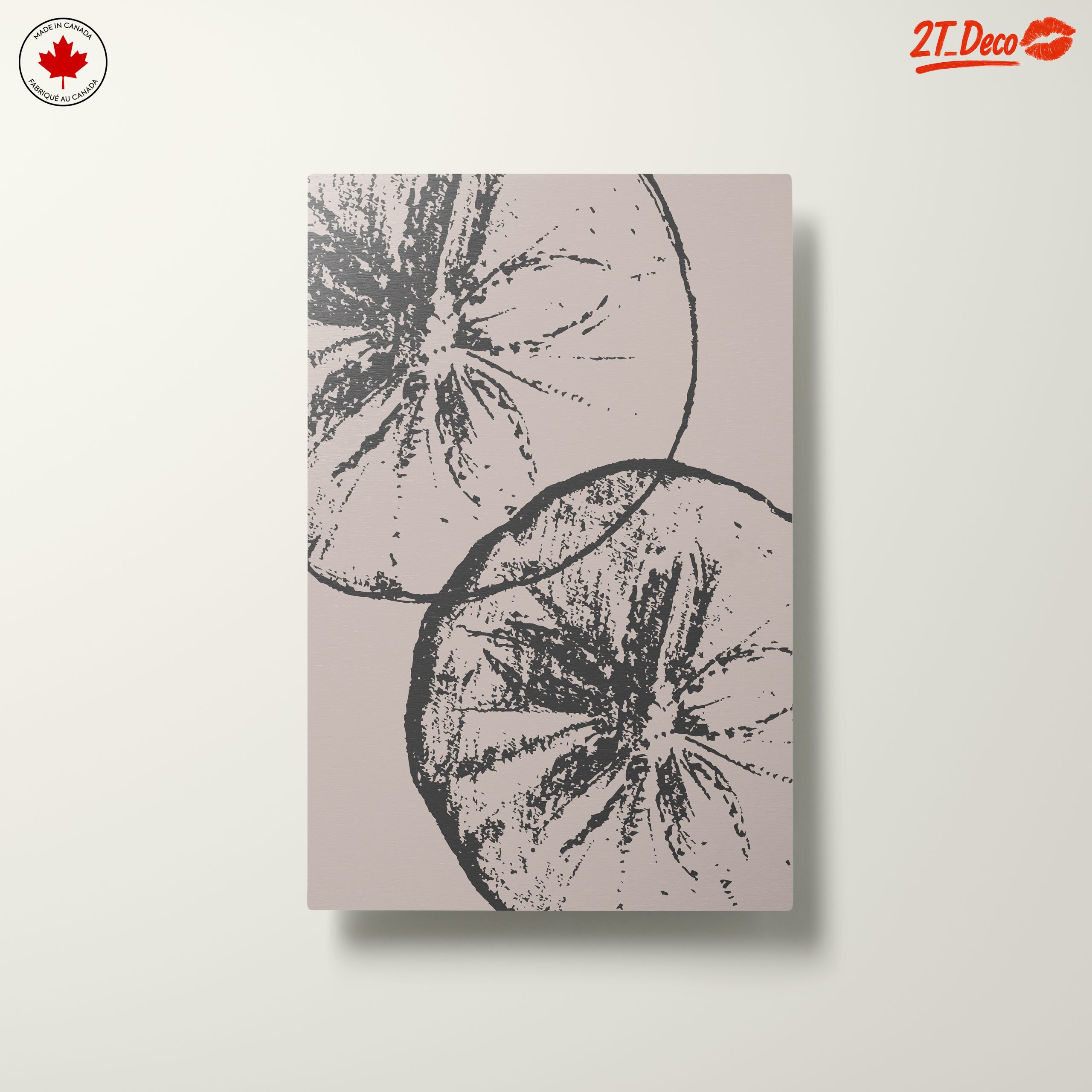 Stylized Floral Artwork with Soft Palette - Image 10