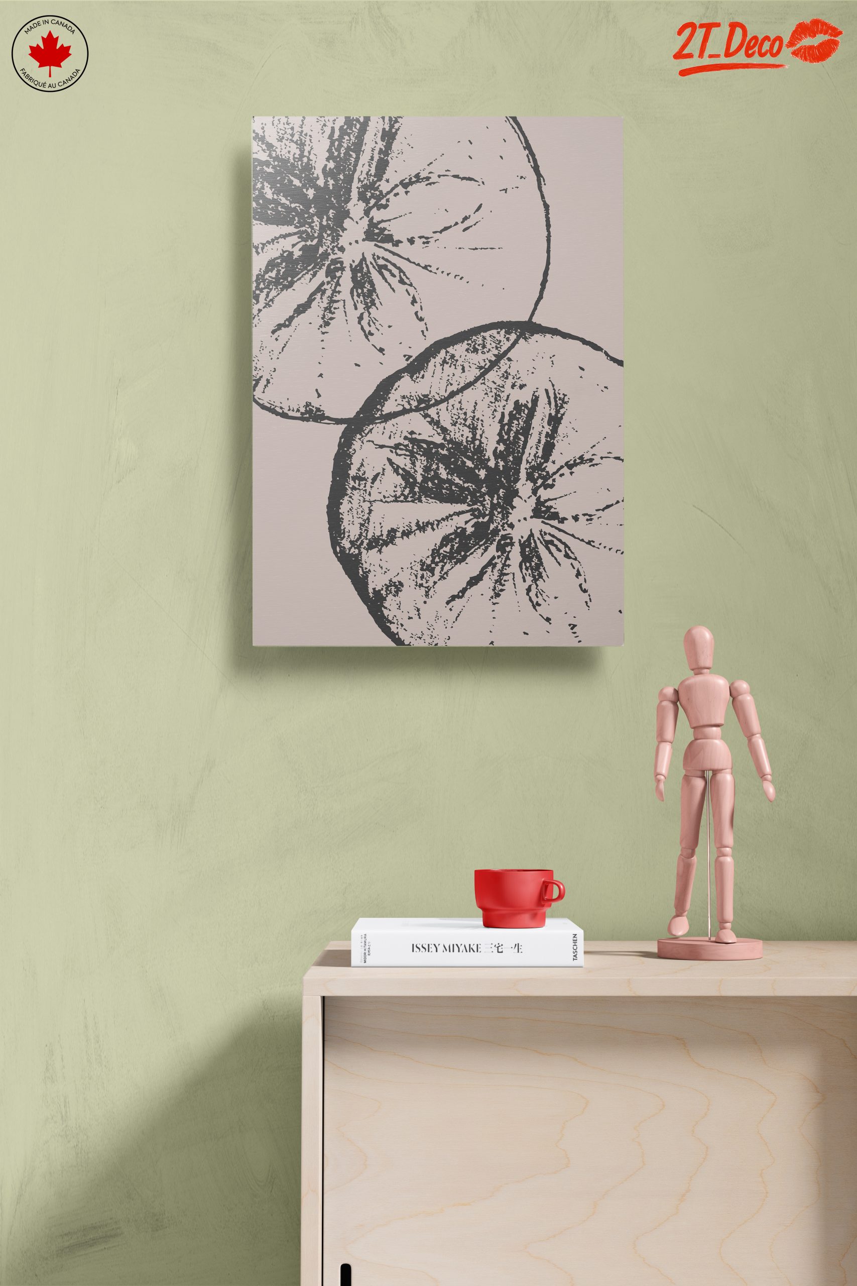 Stylized Floral Artwork with Soft Palette - Image 14