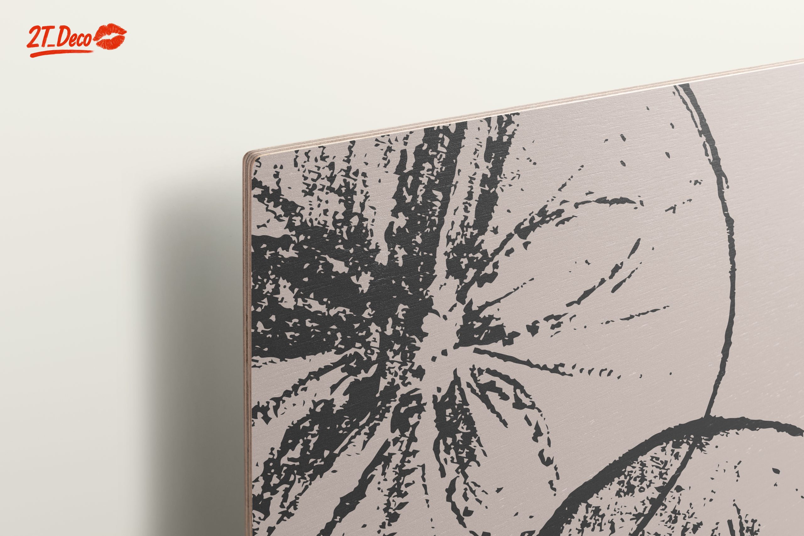 Stylized Floral Artwork with Soft Palette - Image 15