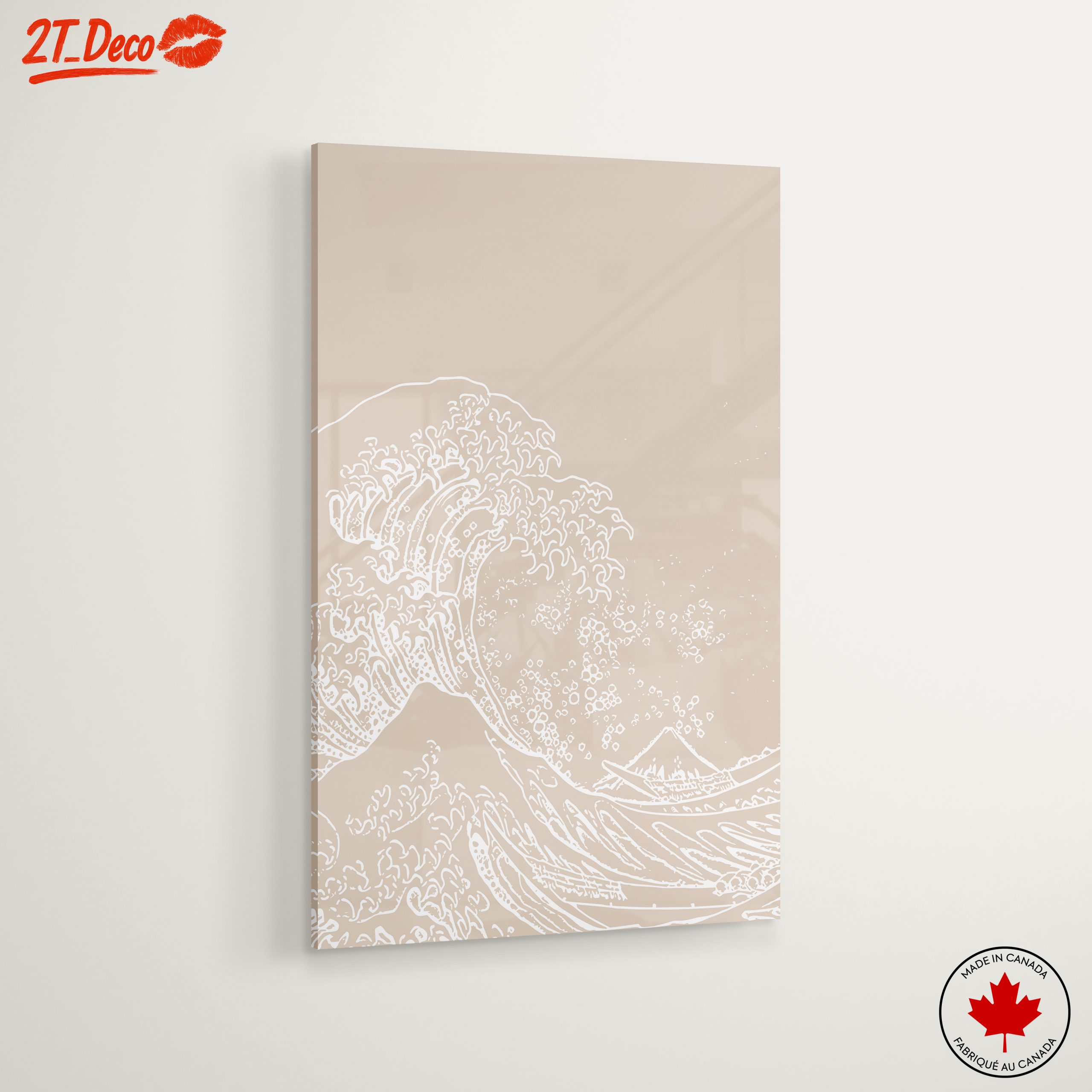 Stylized Wave Art with Minimalist Design - Image 6
