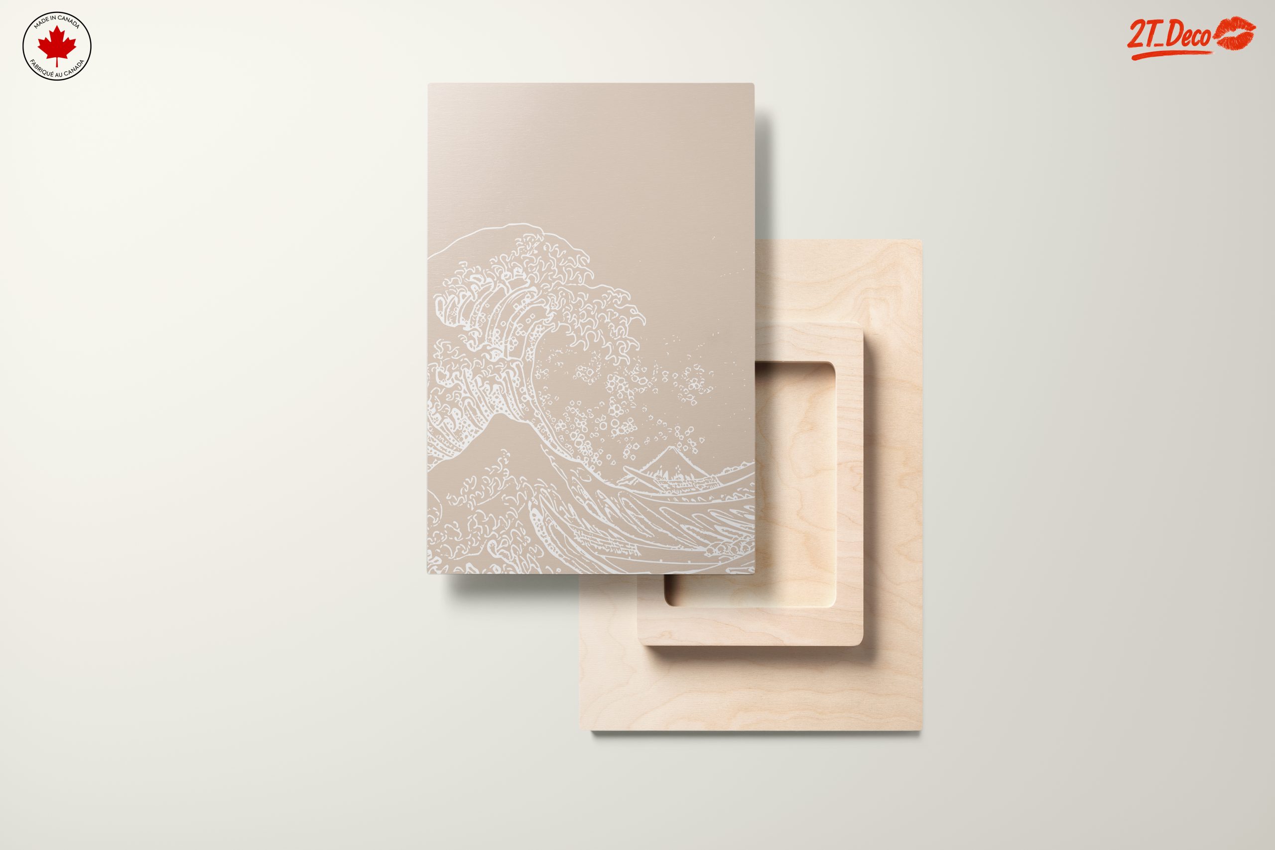Stylized Wave Art with Minimalist Design - Image 11