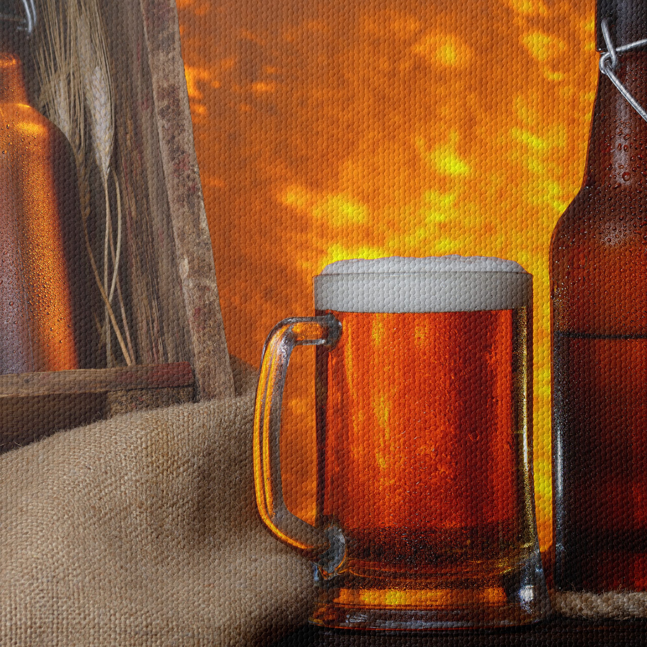 Refreshing Beer in Elegant Glass - Image 4