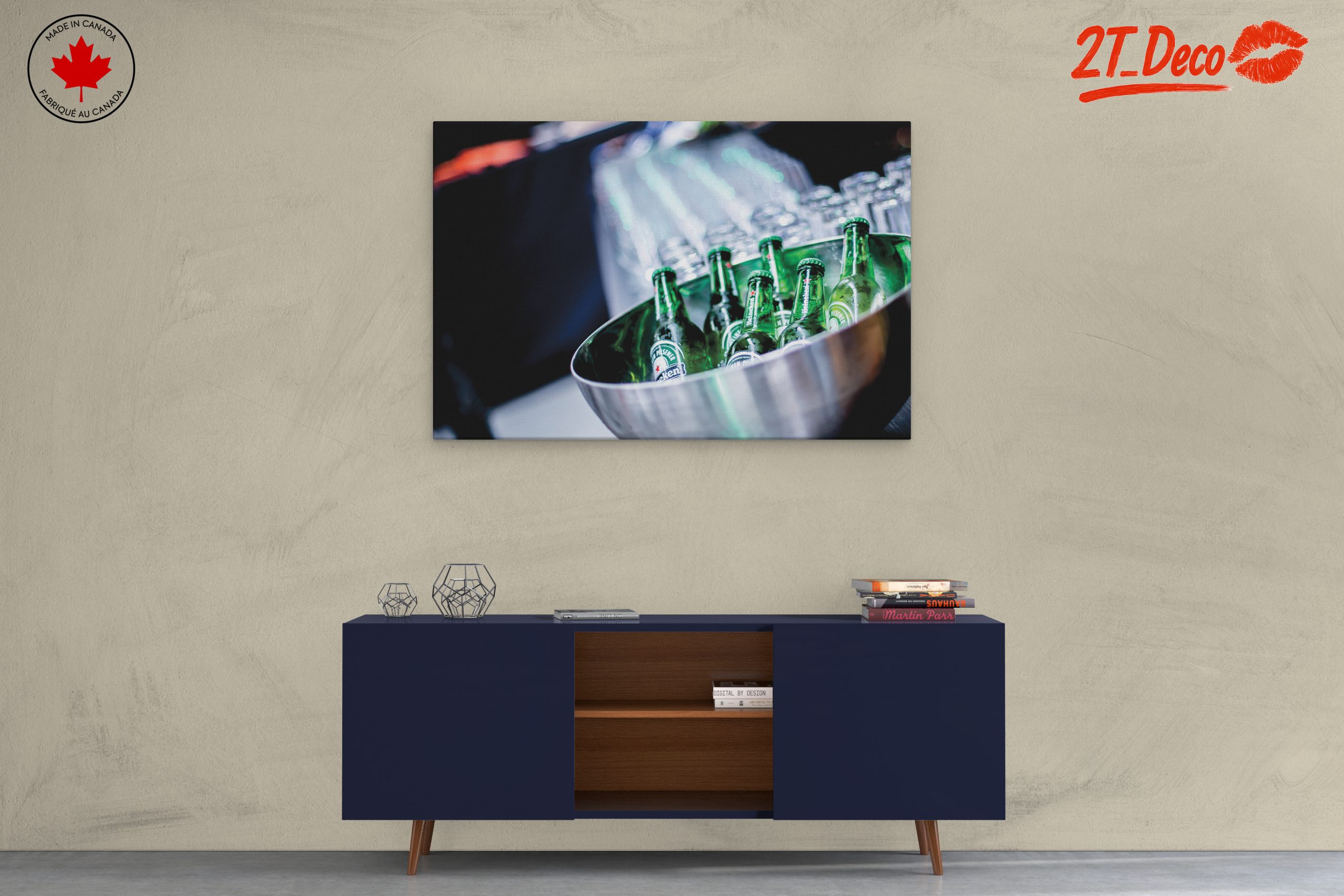 Chilled Beer Bottles in a Bowl - Image 3