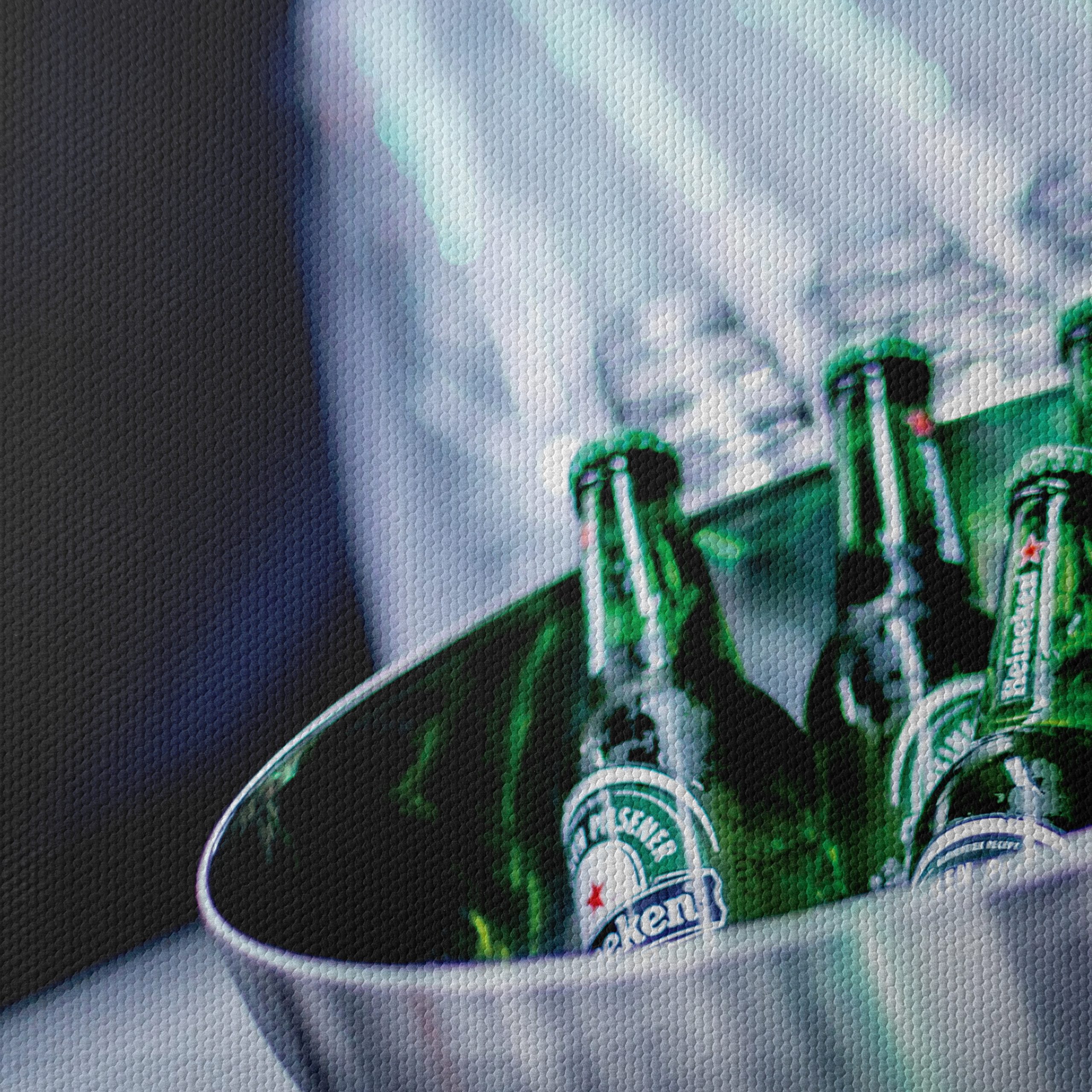 Chilled Beer Bottles in a Bowl - Image 4