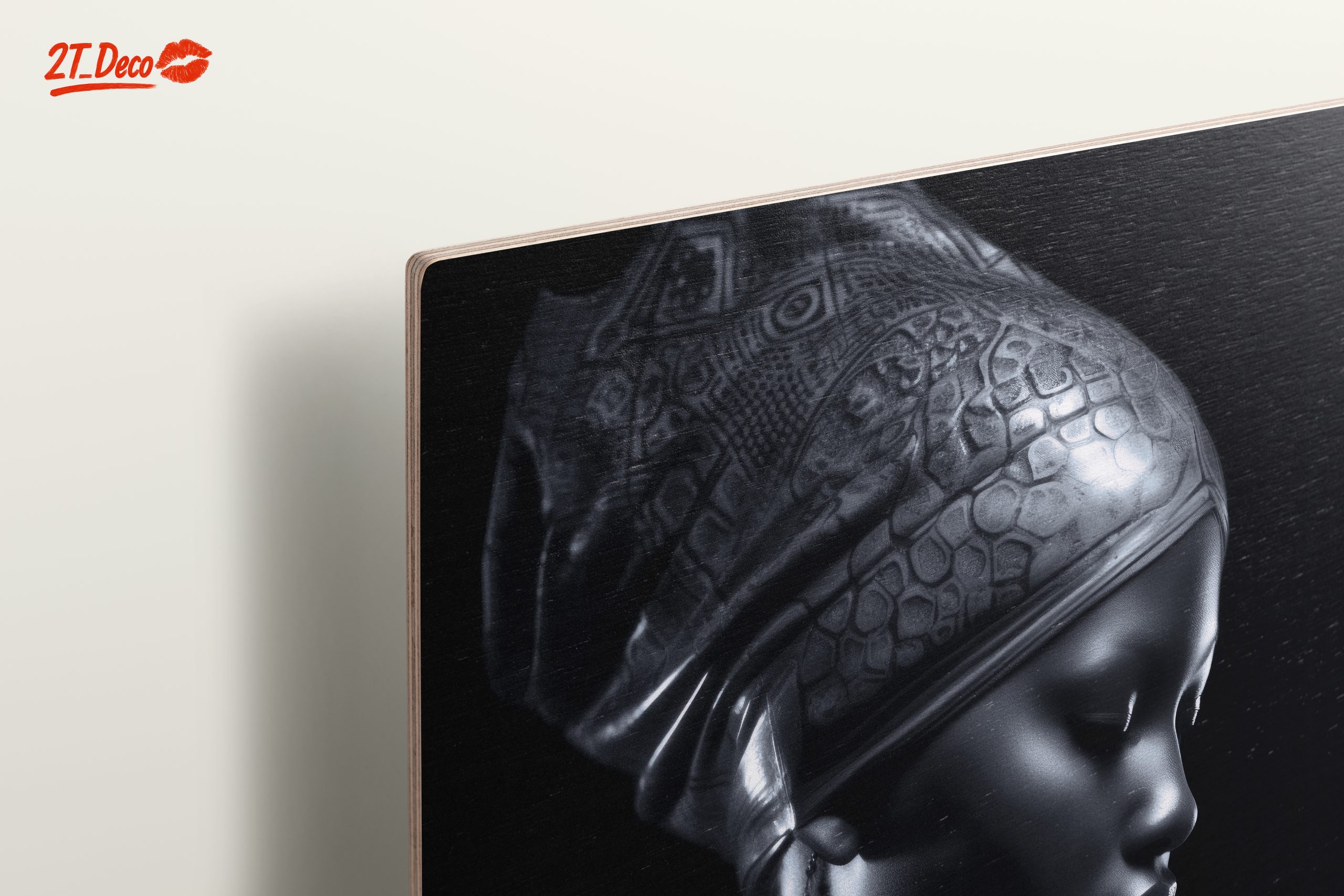 Elegant Afrocentric Portrait with Cultural Elements - Image 15