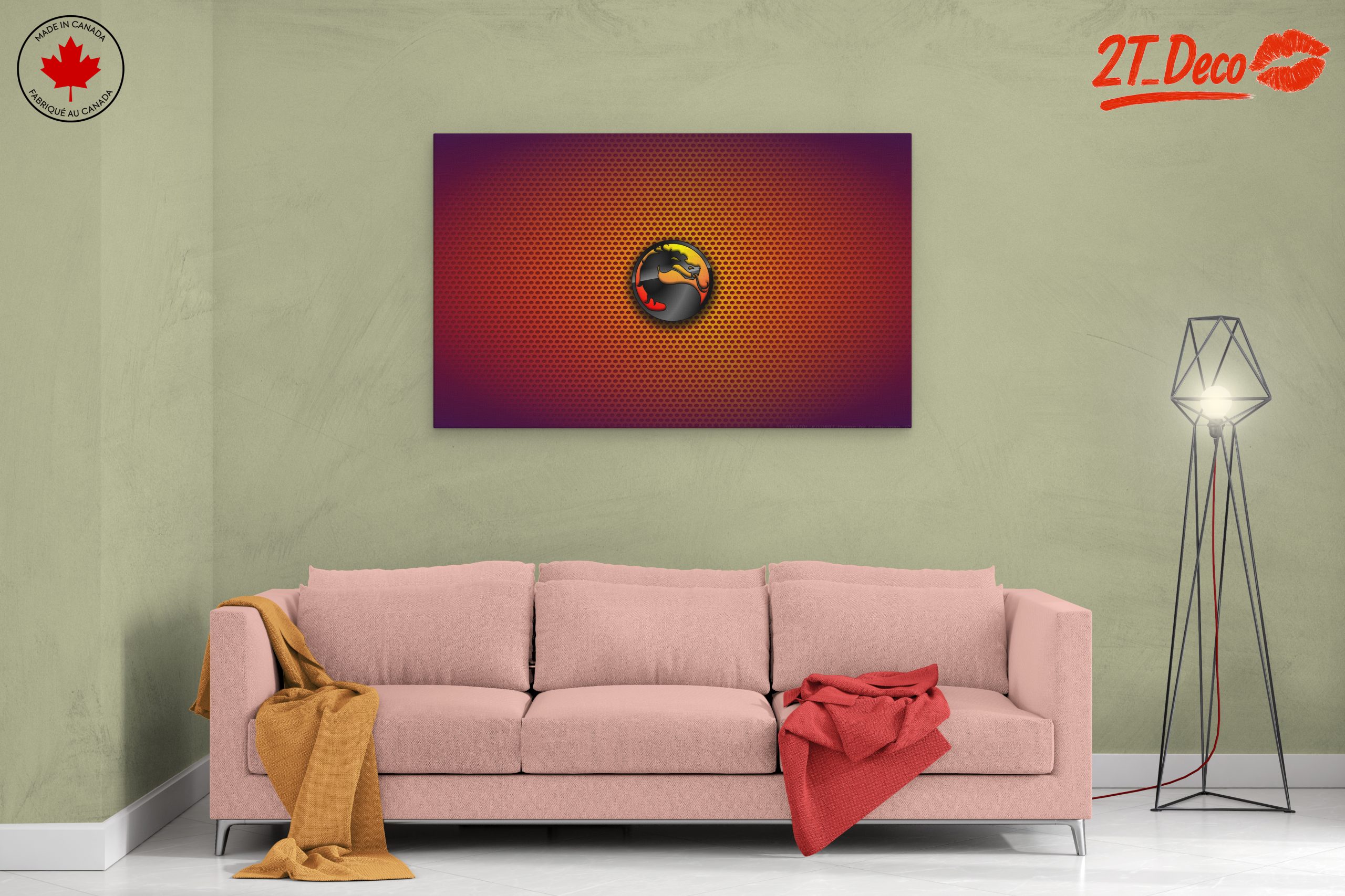 Mortal Kombat Iconic Logo Art - Image 2