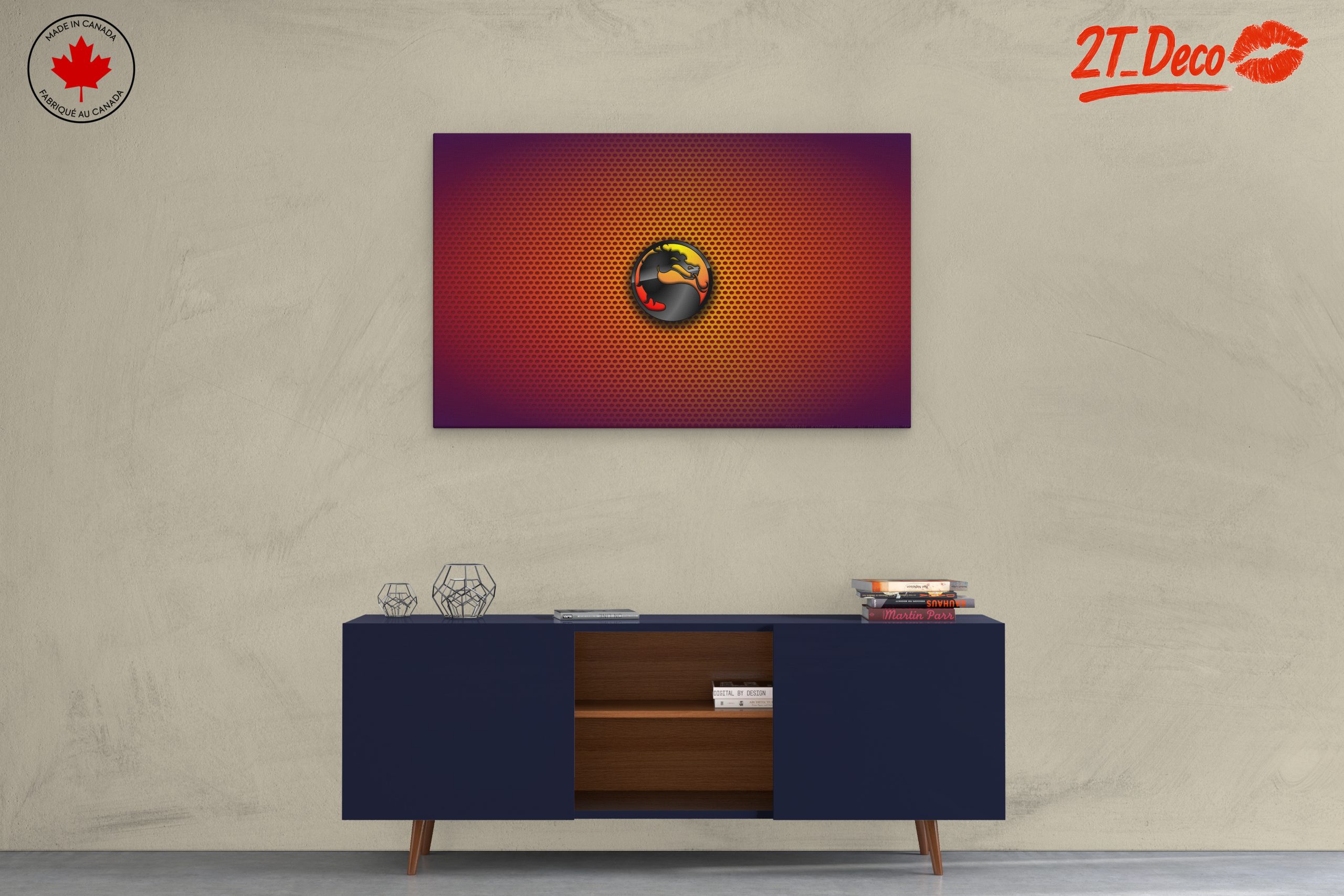 Mortal Kombat Iconic Logo Art - Image 3